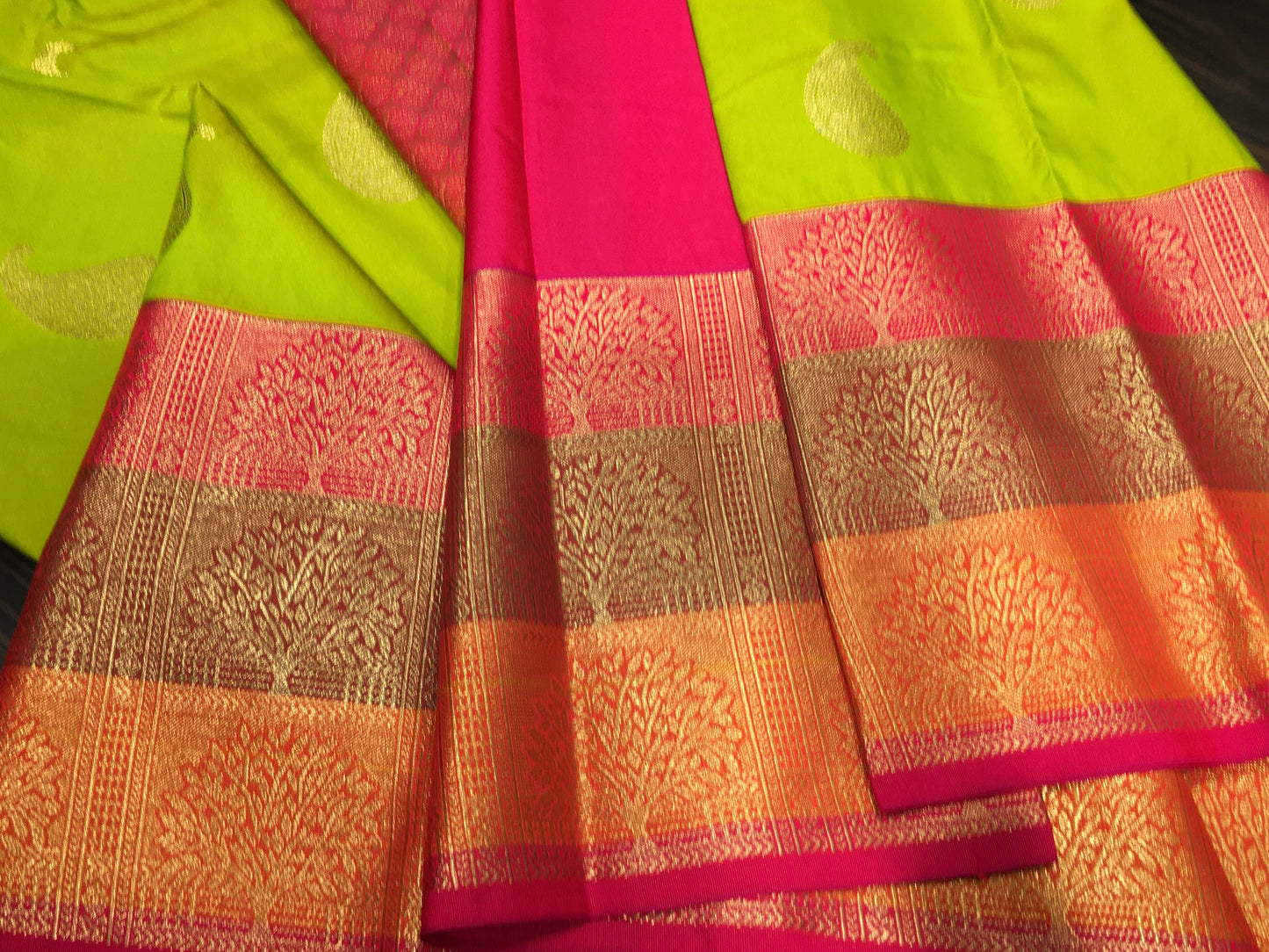 Semi Kanchipuram silk