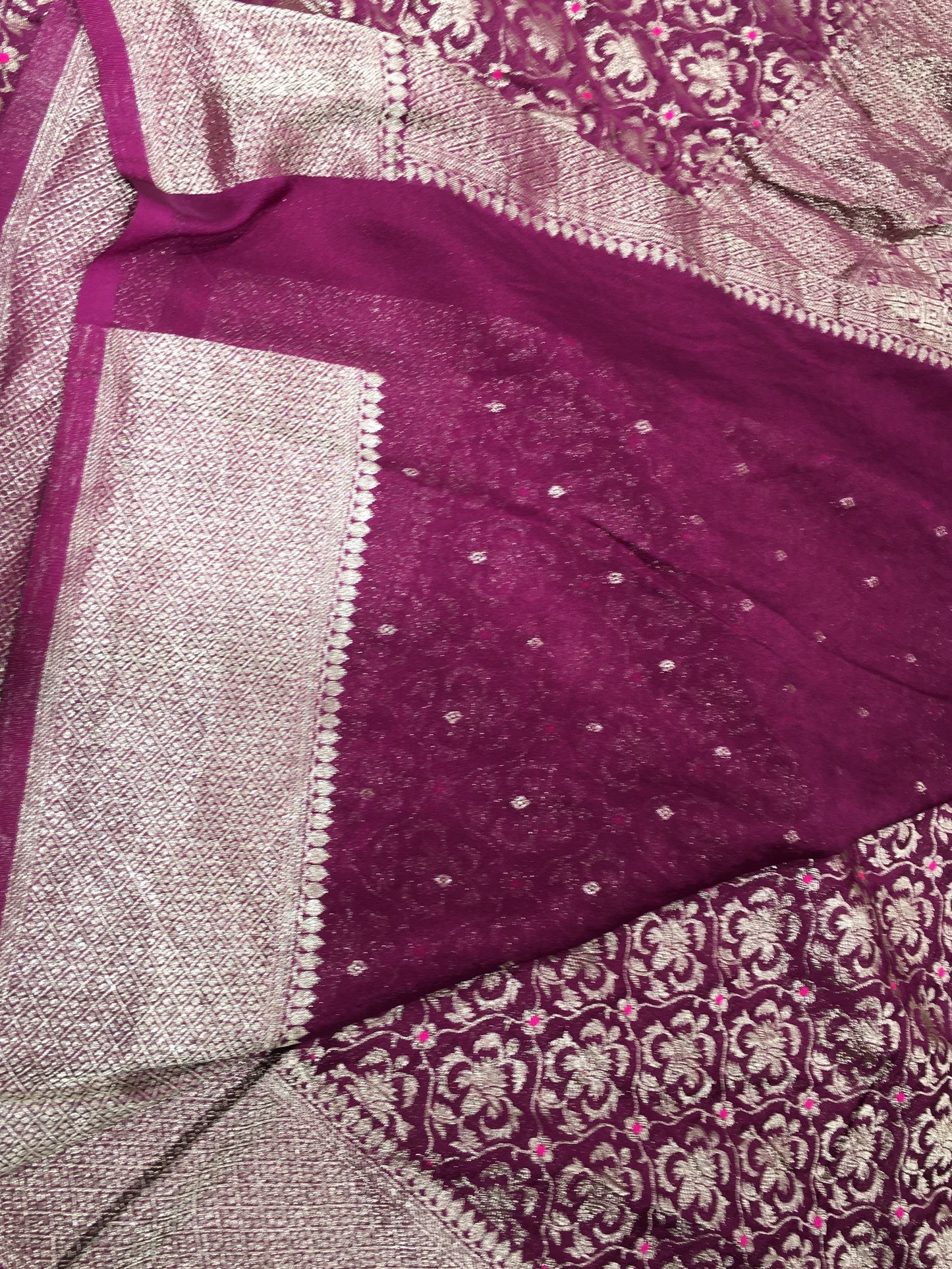 Chiffon georgette saree