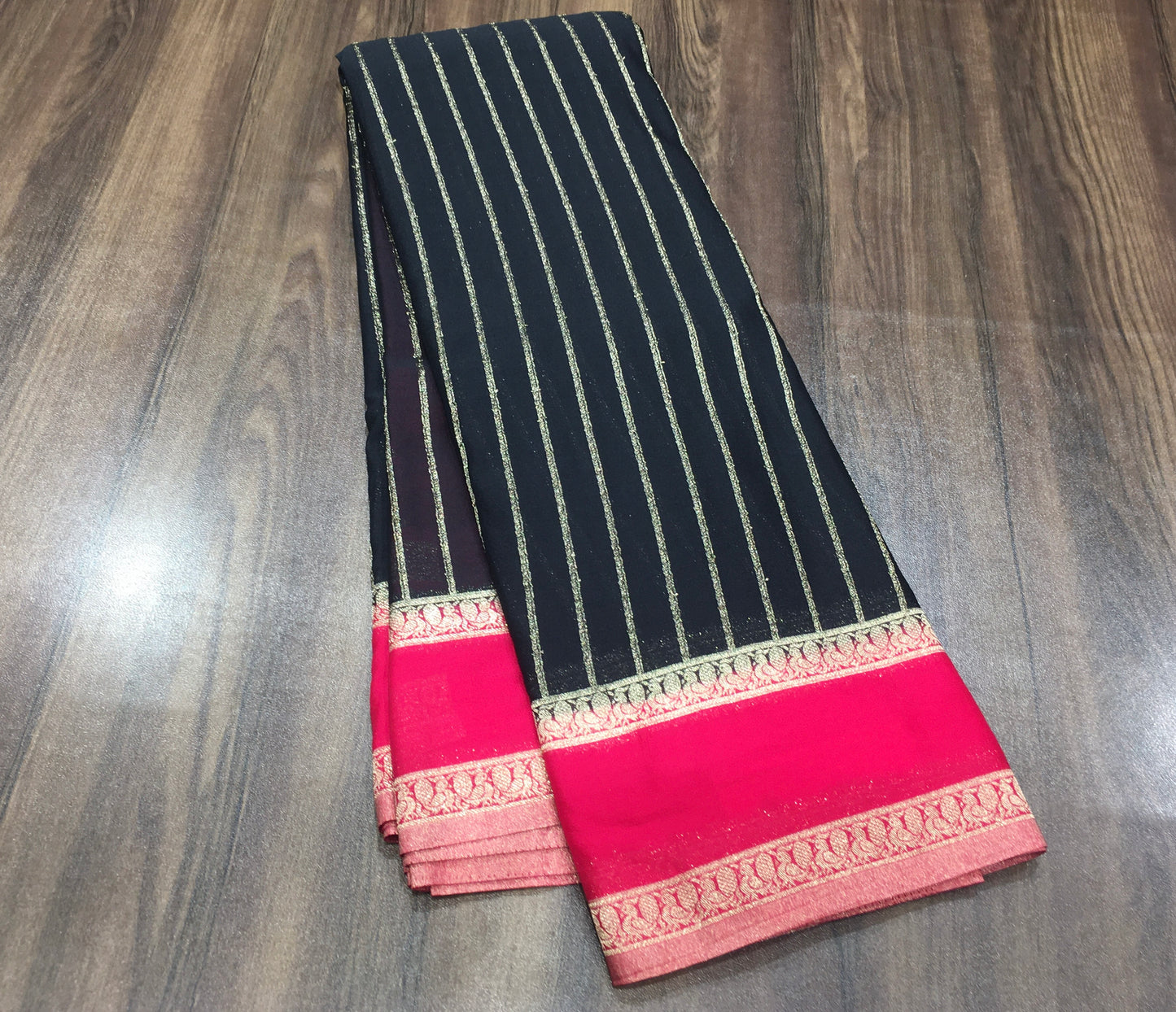 Semi Mysore Crape Silk