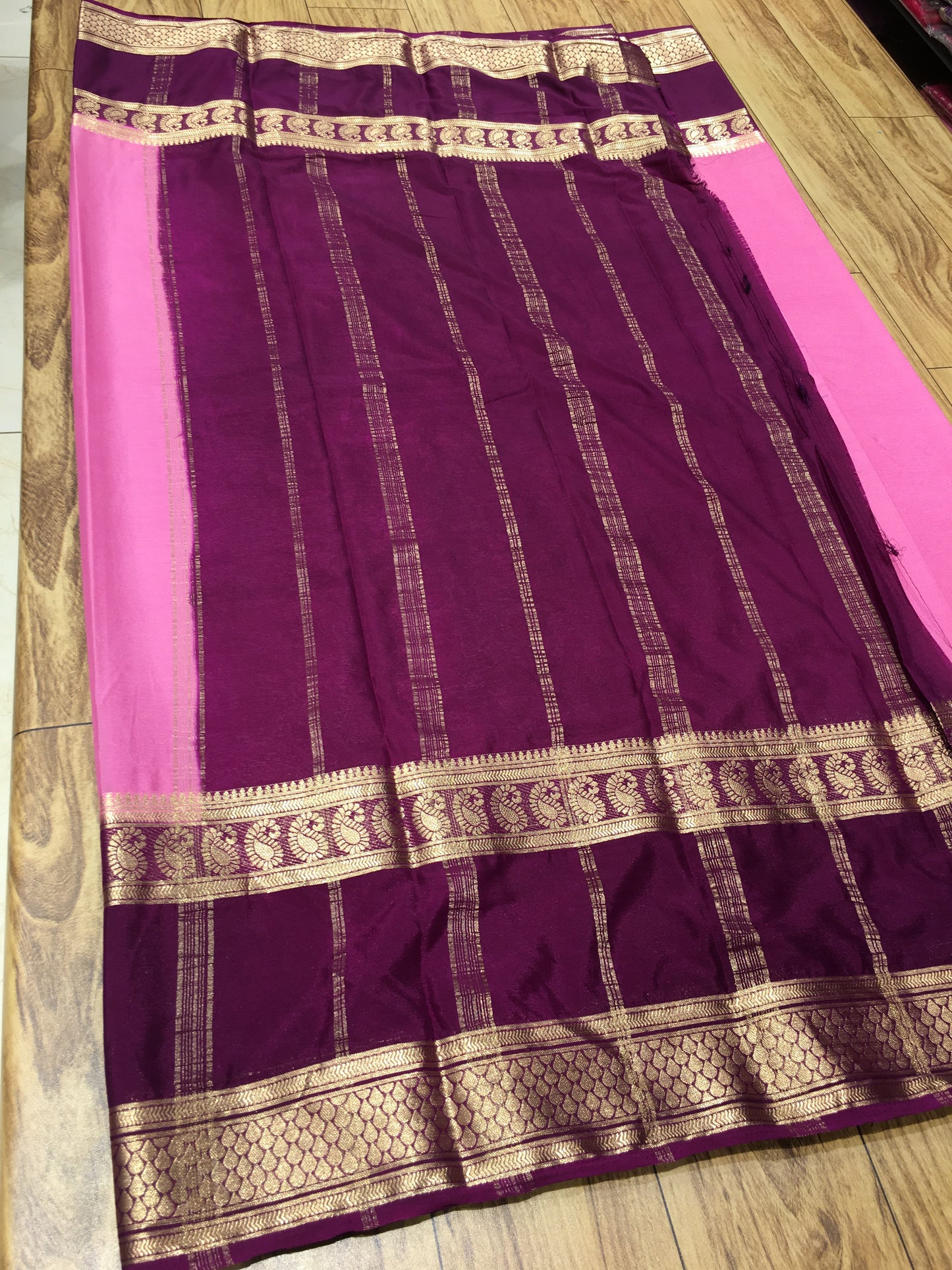 Semi Mysore Crape Silk