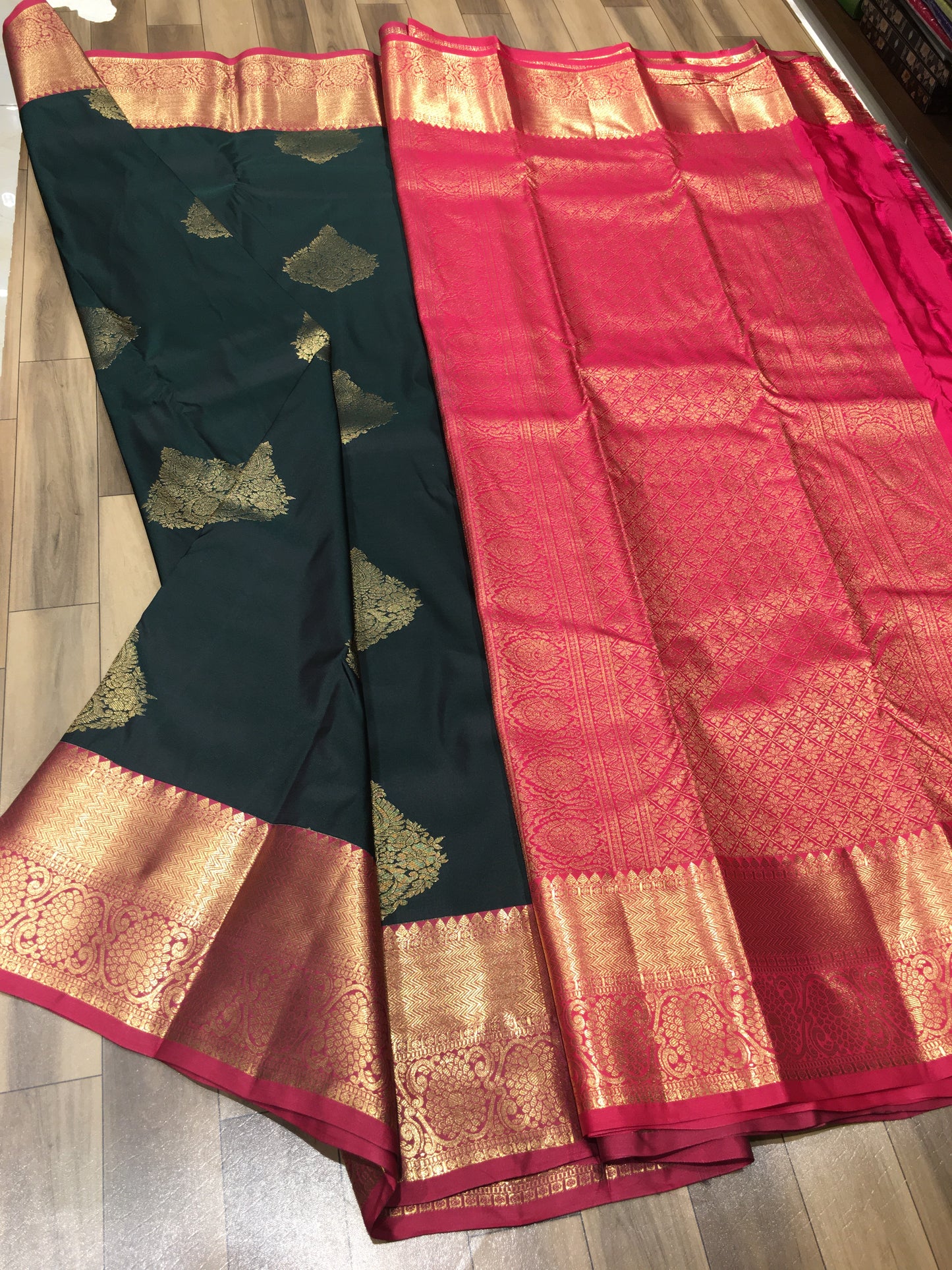 Semi Kanchipuram silk