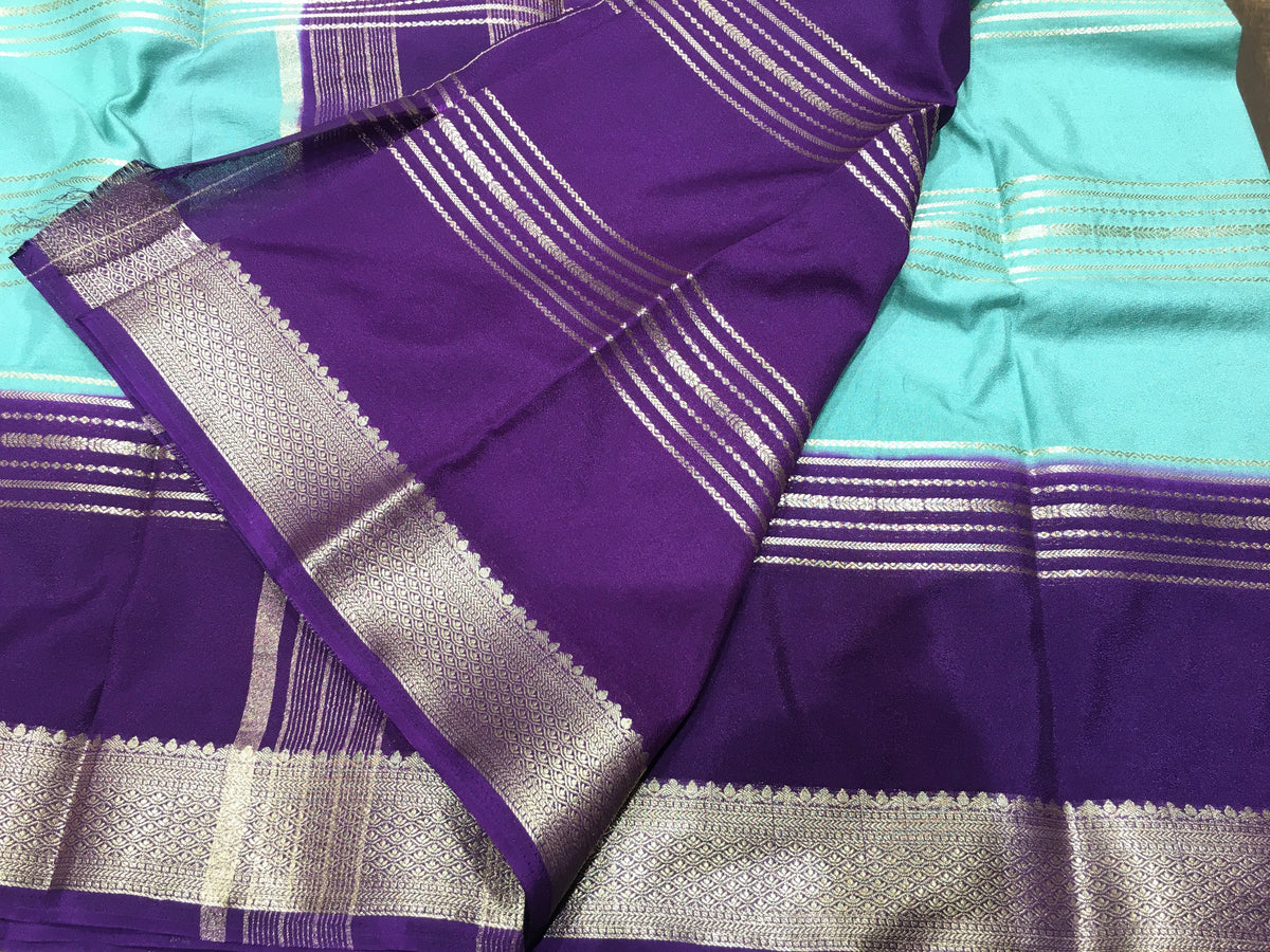 Semi Mysore Crape Silk