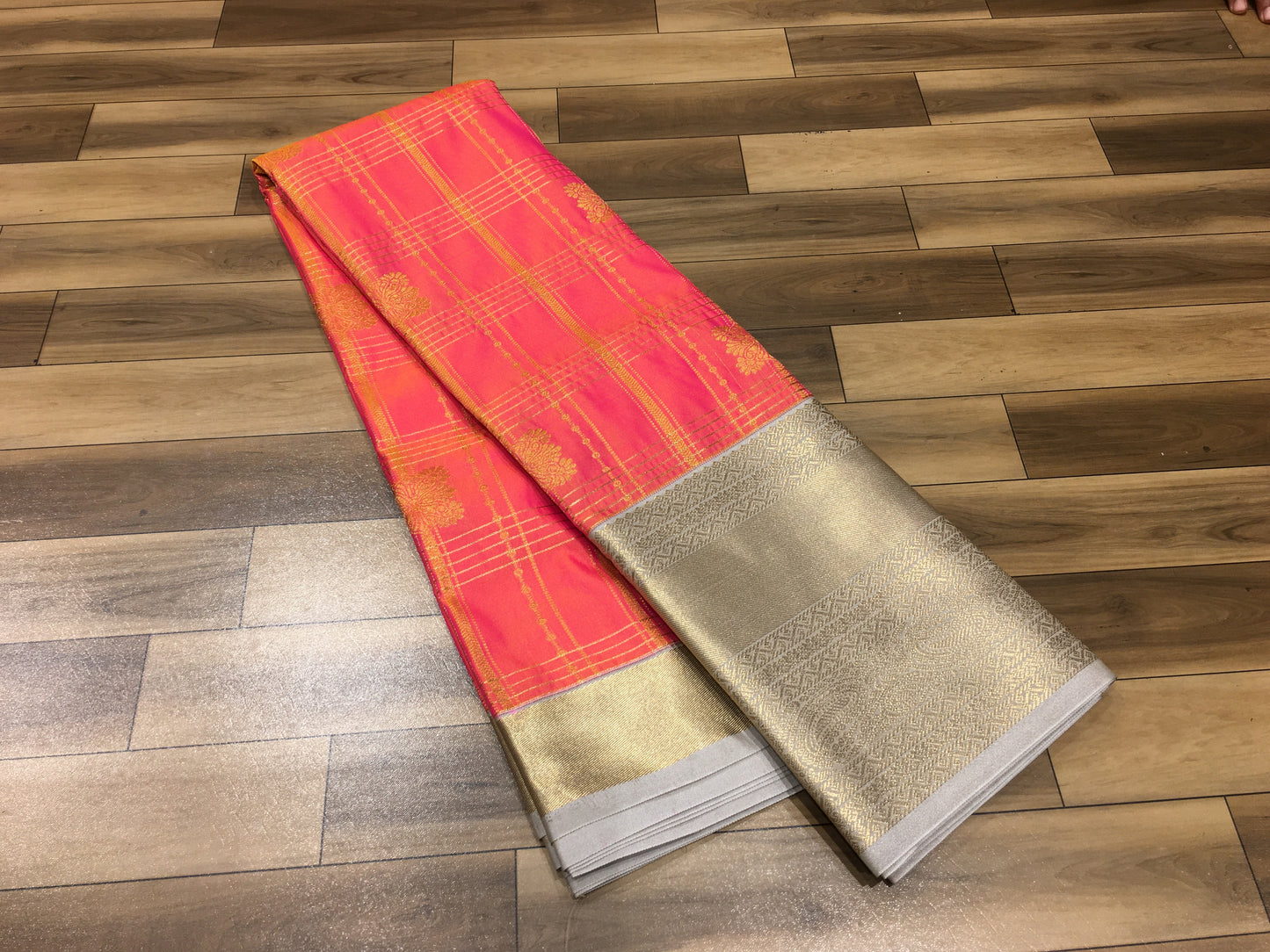 Semi Kanchipuram silk