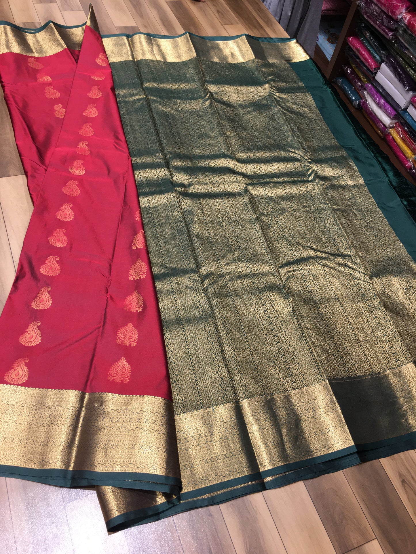 Semi Kanchipuram silk