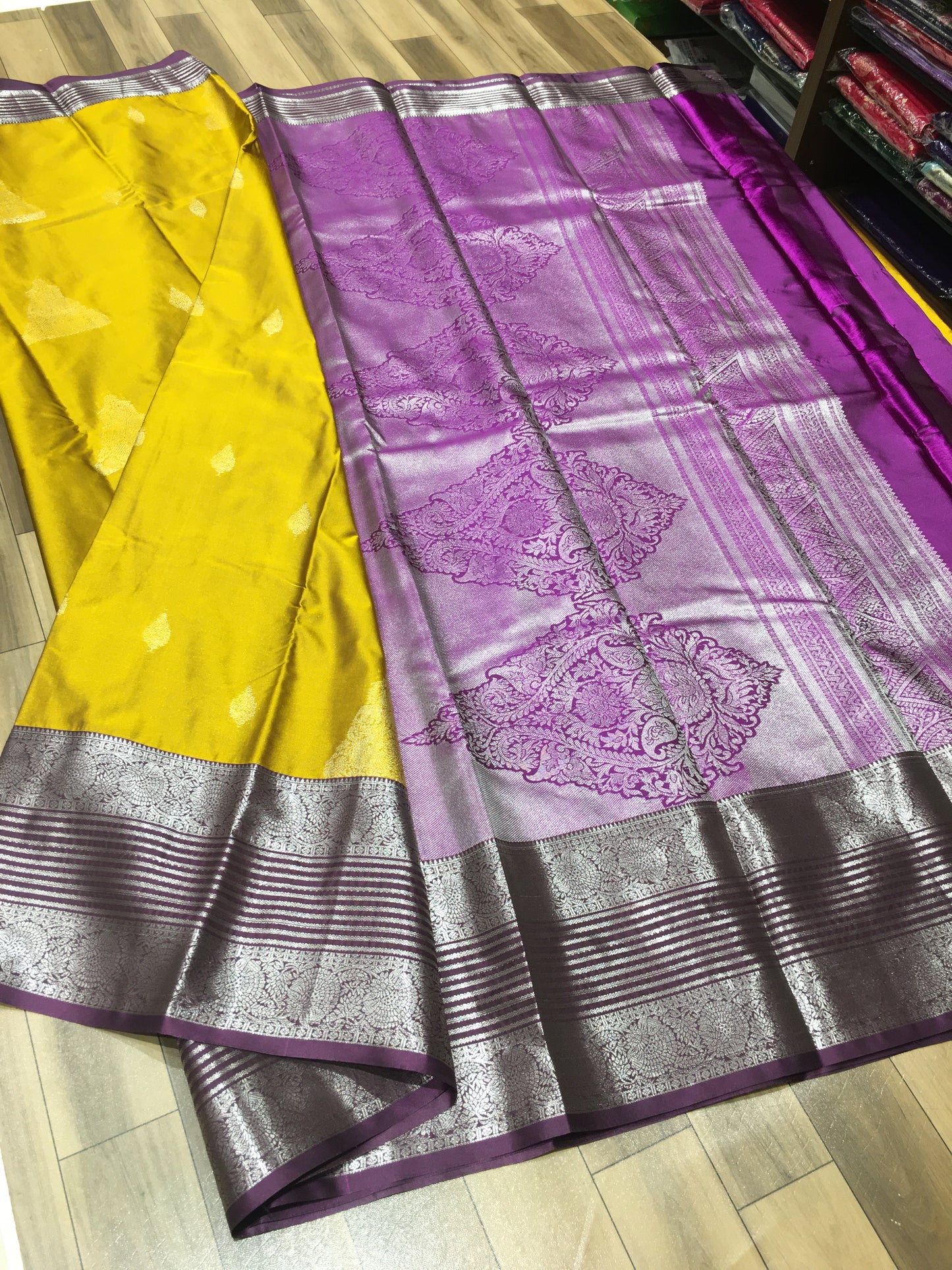 Semi Kanchipuram silk