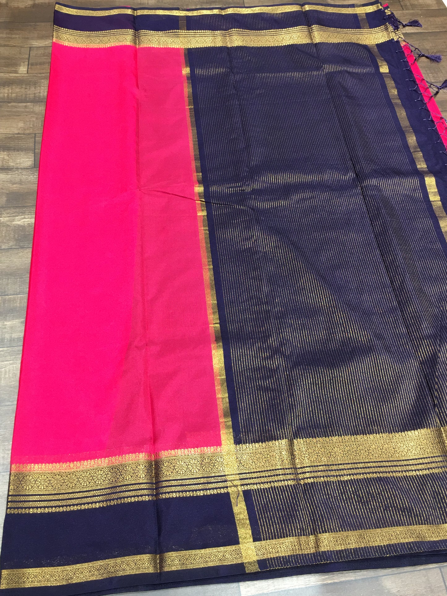 Semi Mysore Crape Silk