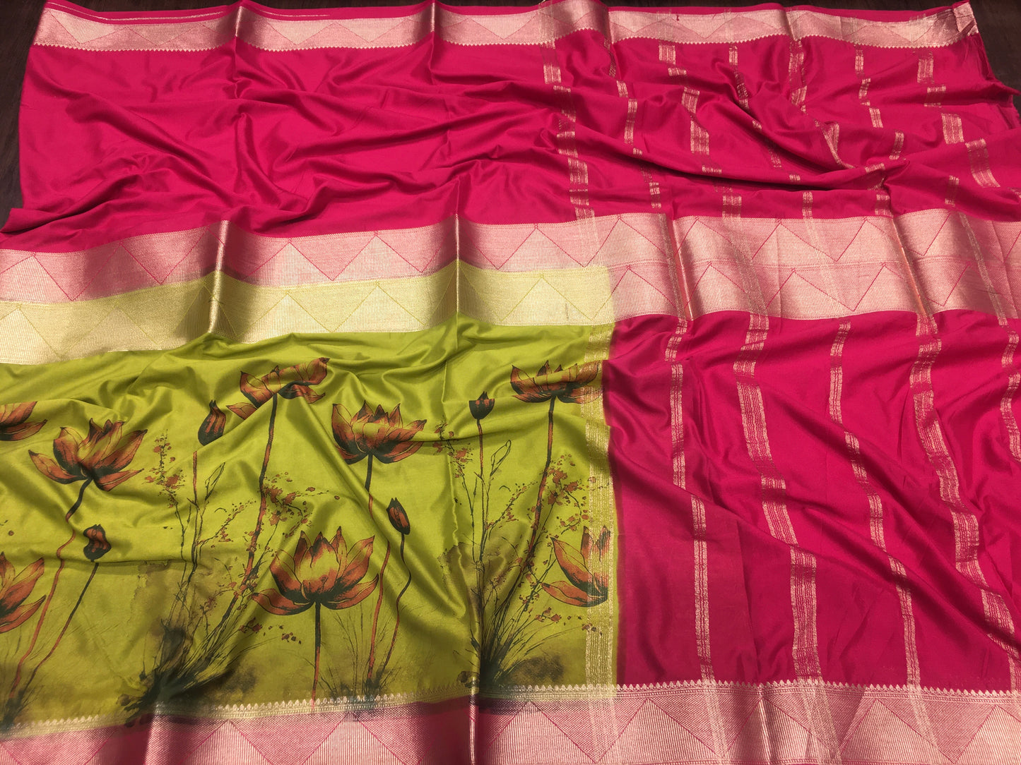 Semi Mysore Crape Silk