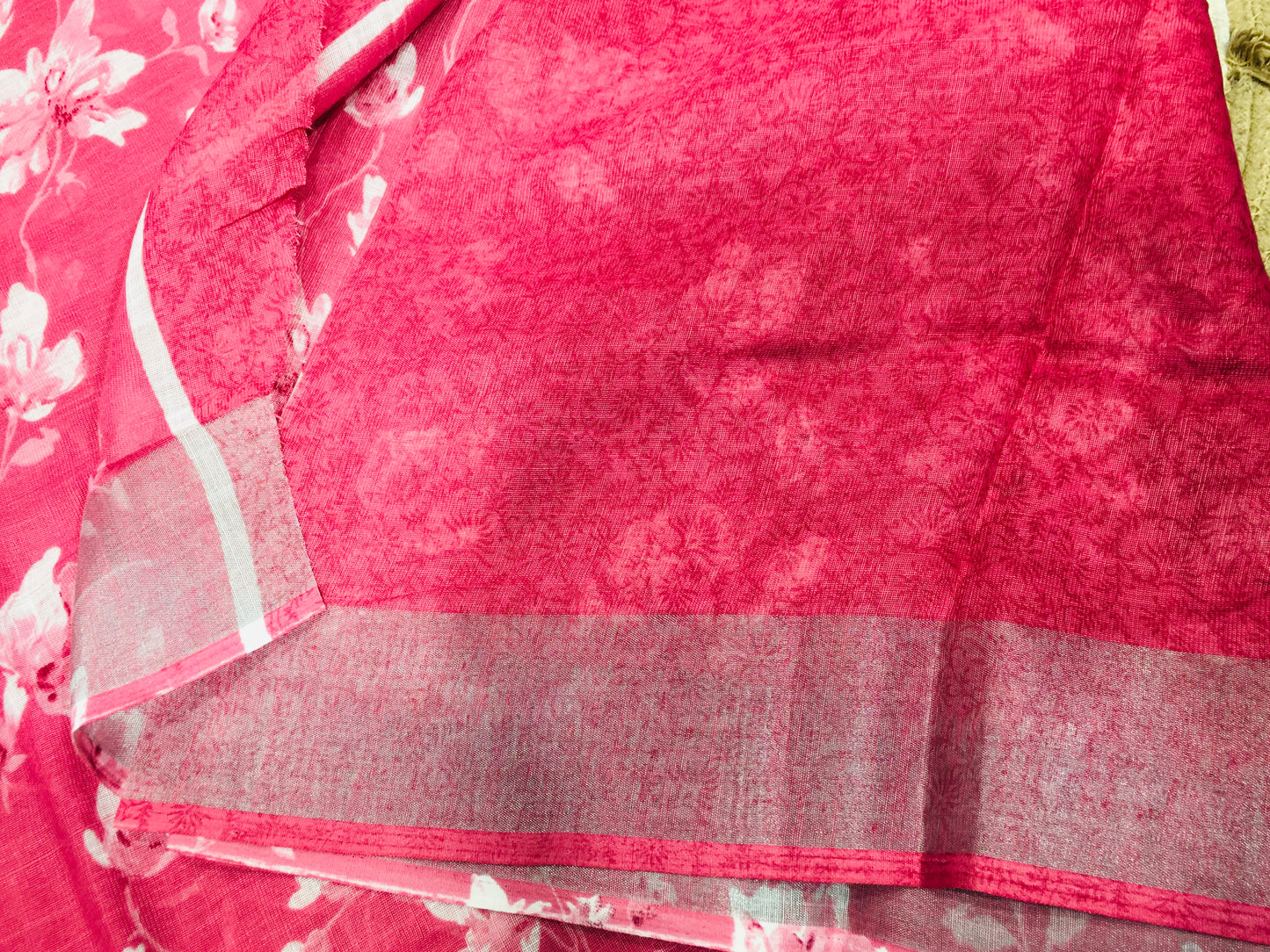 Fancy cotton saree