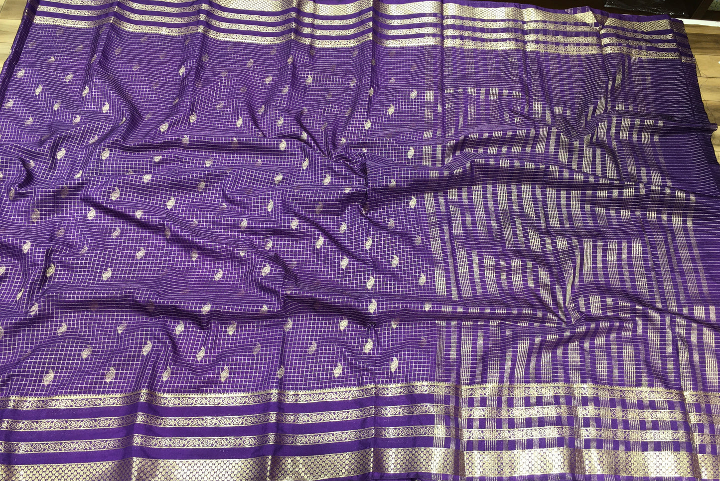 Semi Mysore Crape Silk