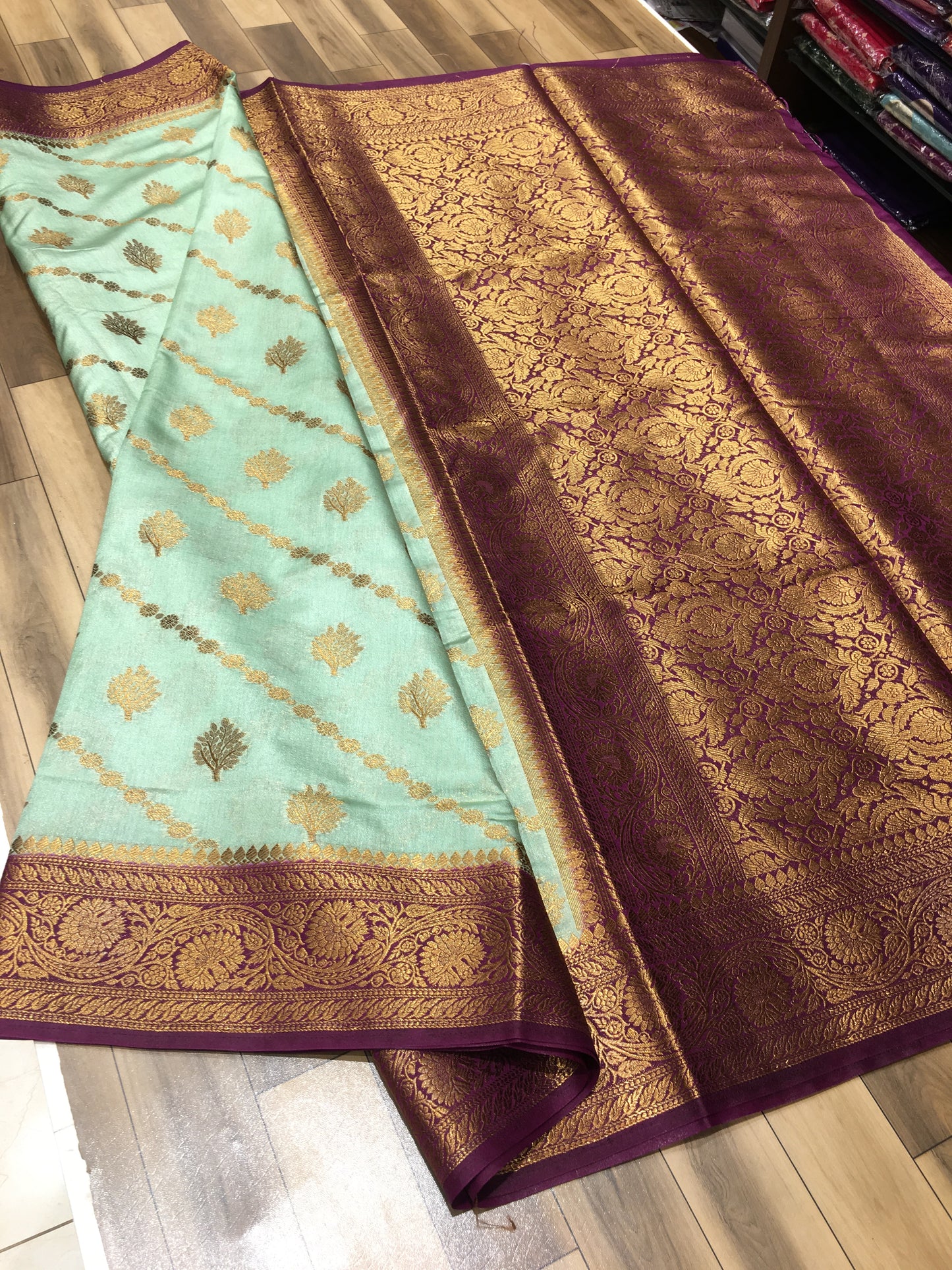 Raw silk saree