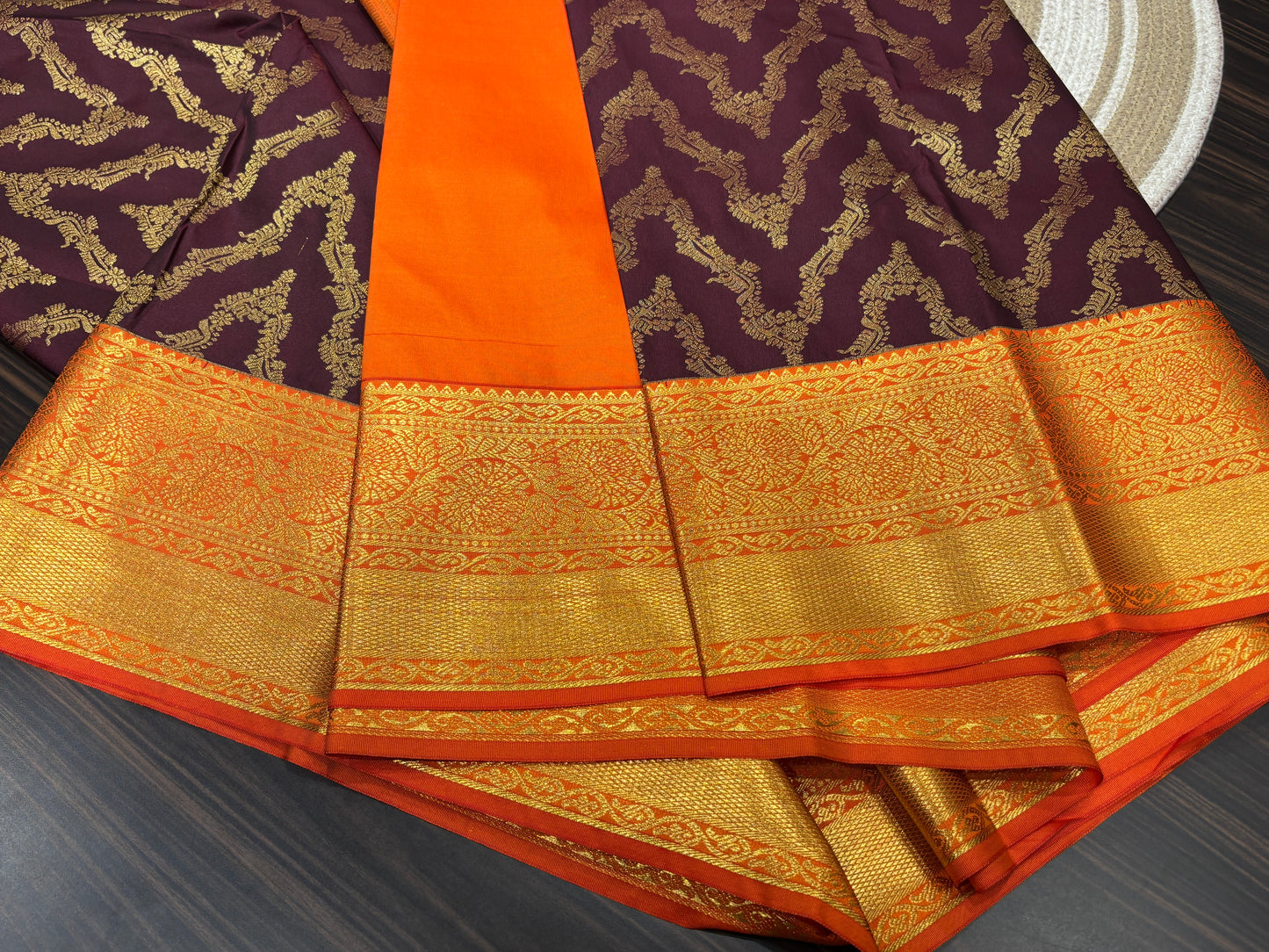 Semi Kanchipuram silk