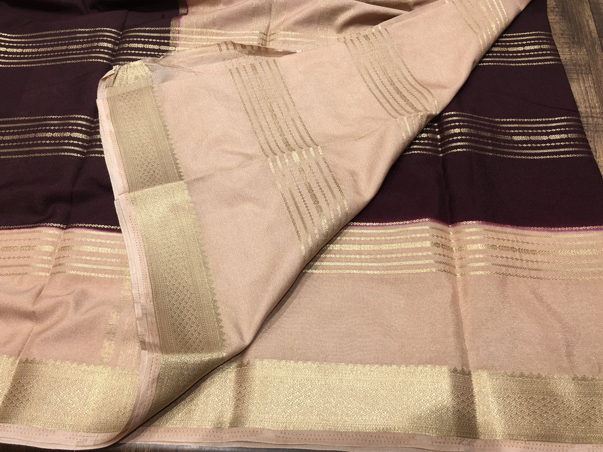 Semi Mysore Crape Silk