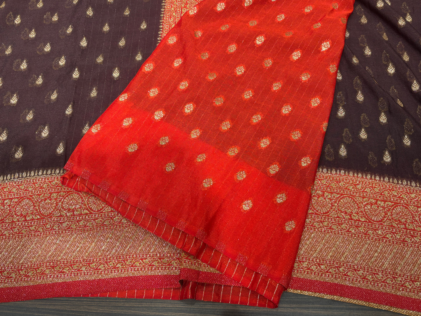 Chiffon georgette saree