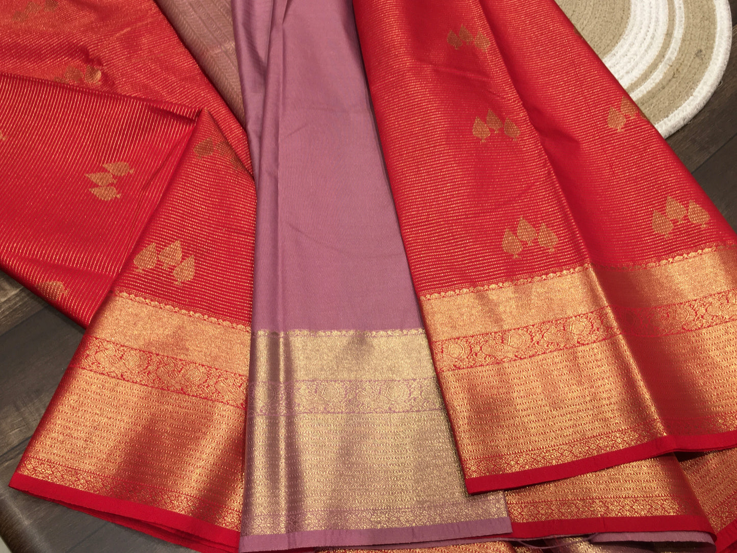 Semi Kanchipuram silk
