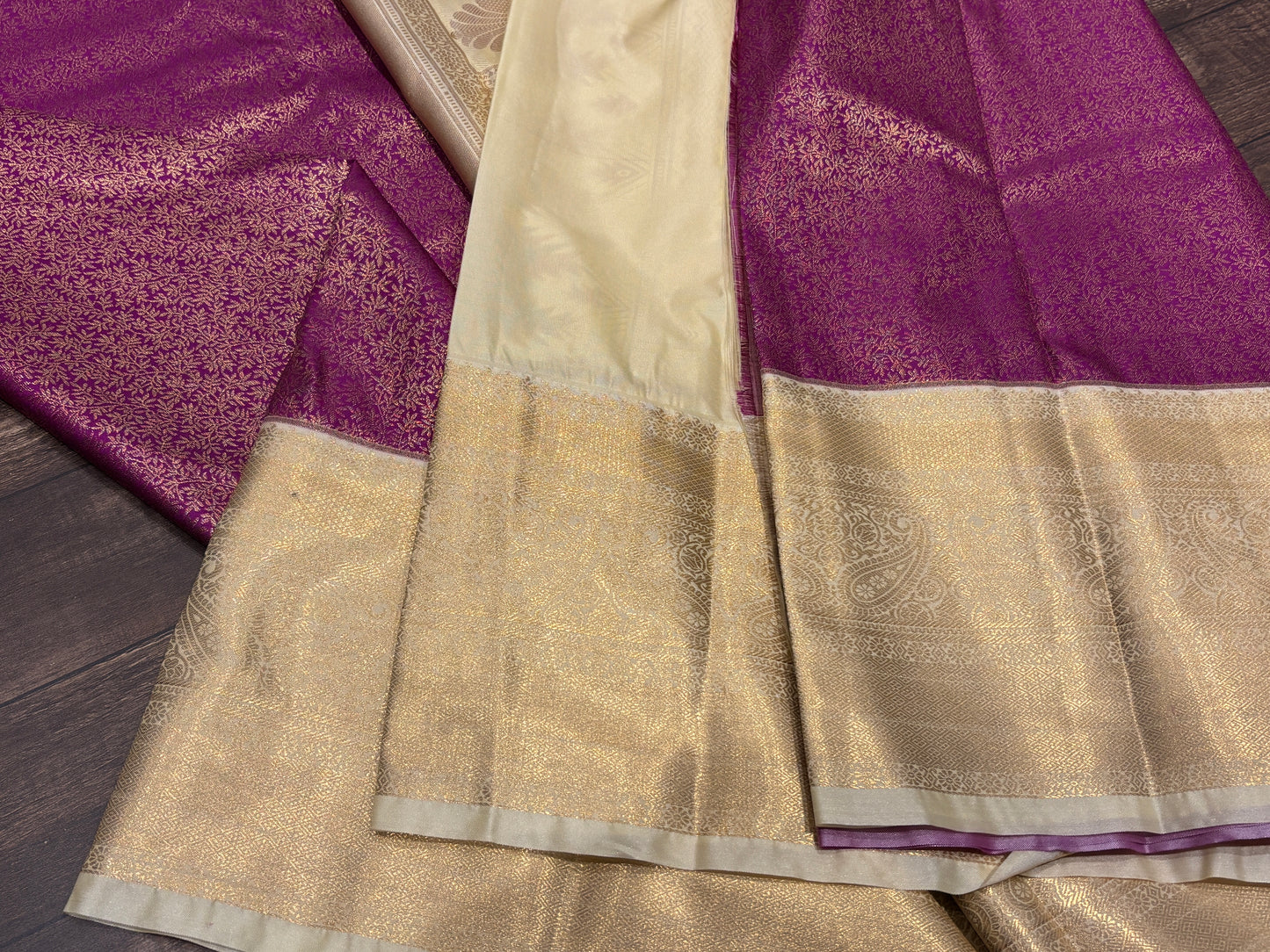 Semi Kanchipuram silk