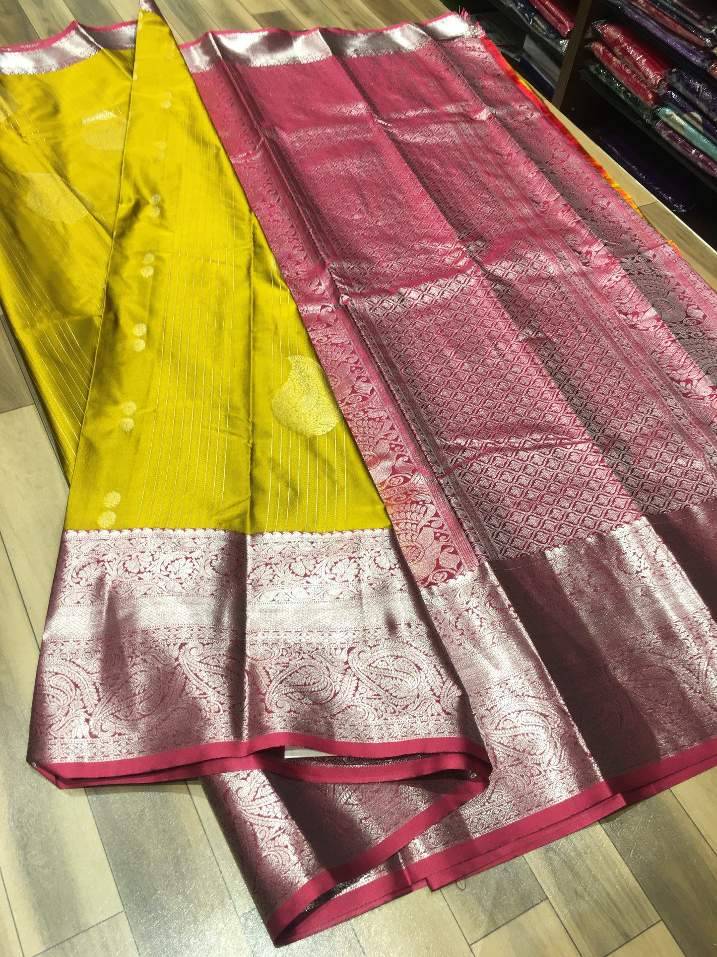 Semi Kanchipuram silk