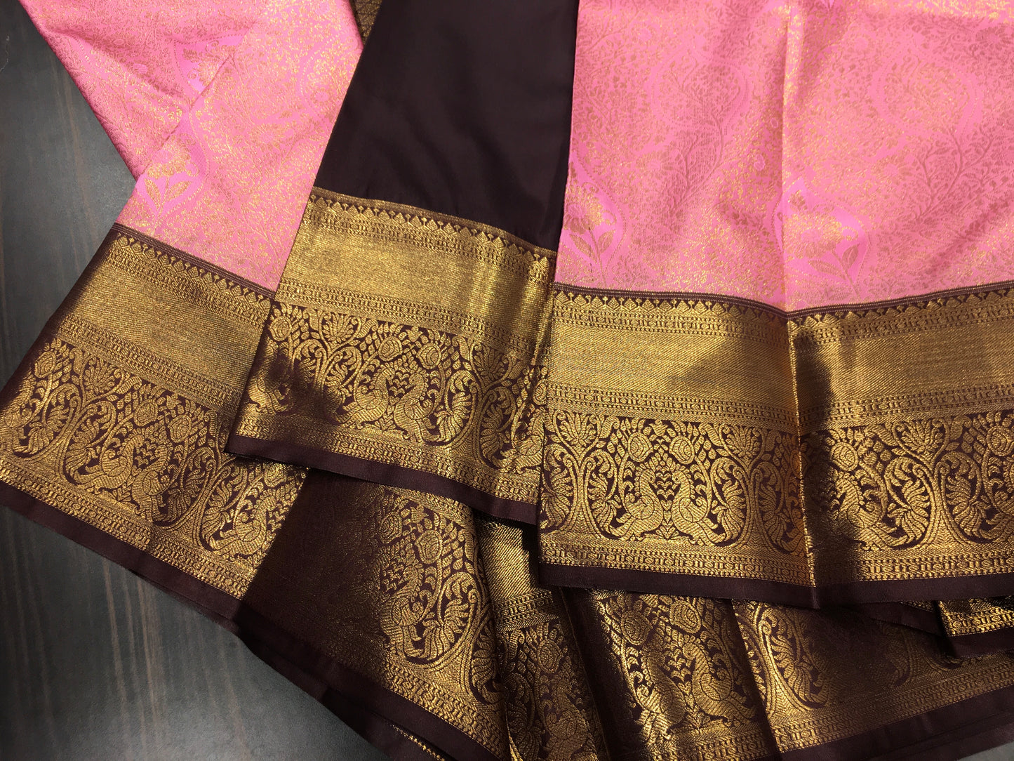 Semi Kanchipuram silk