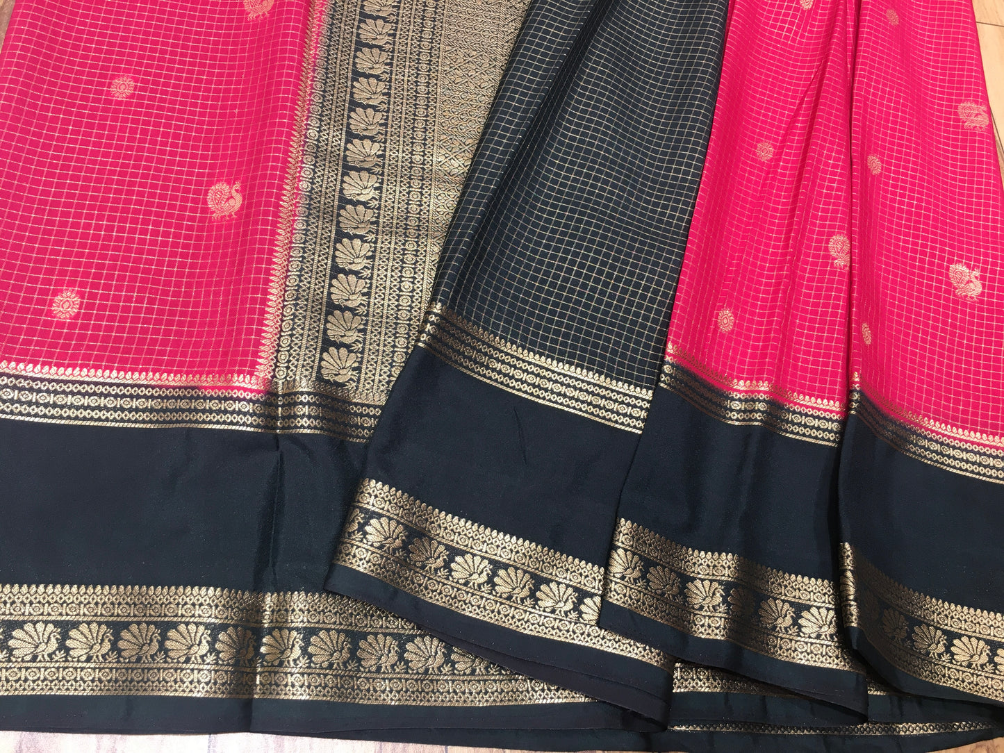 Semi Mysore Crape Silk