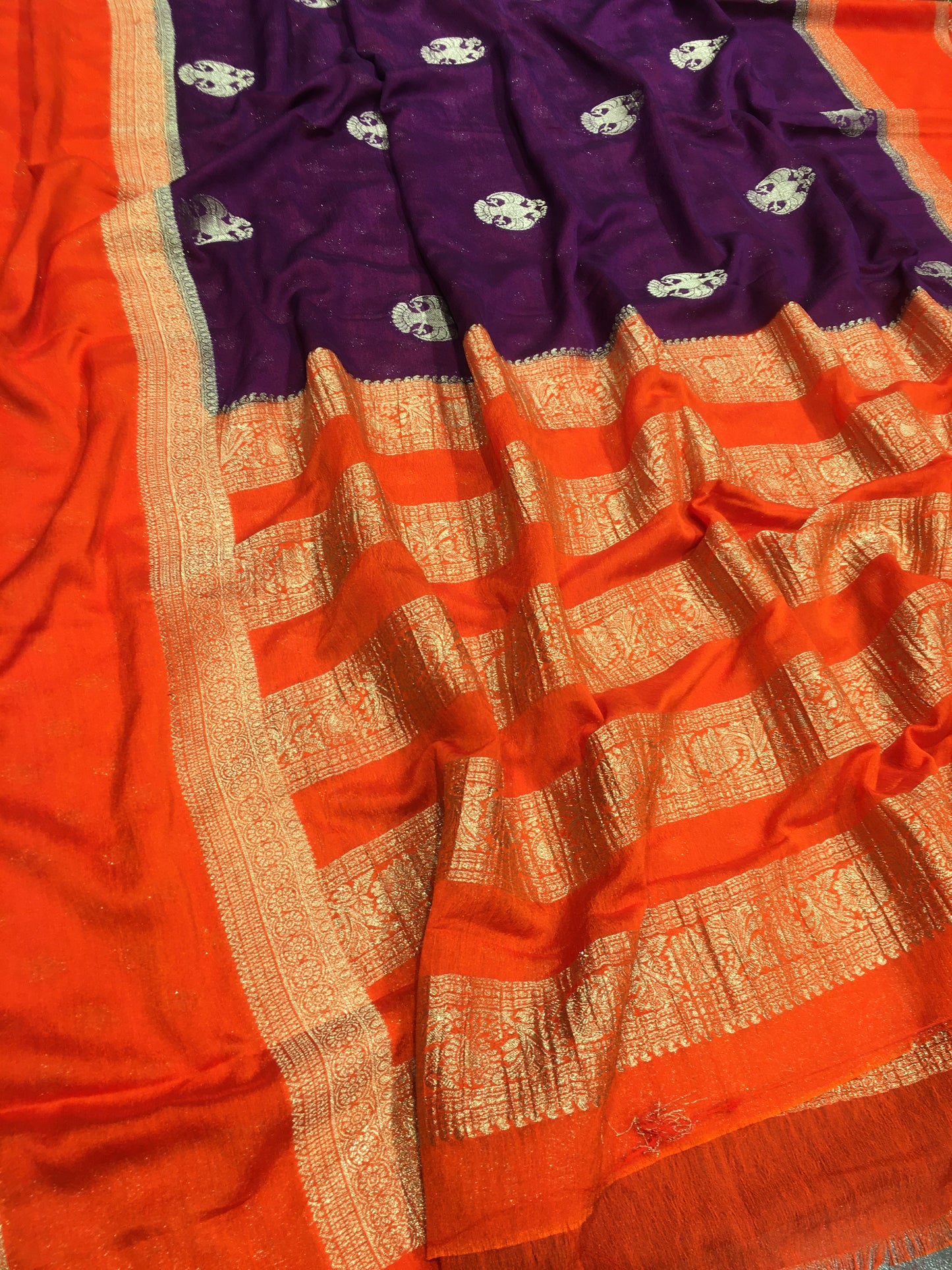 Chiffon Crape Saree