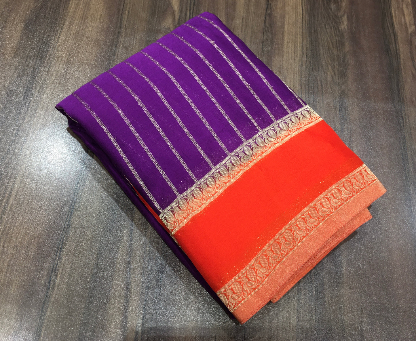 Semi Mysore Crape Silk
