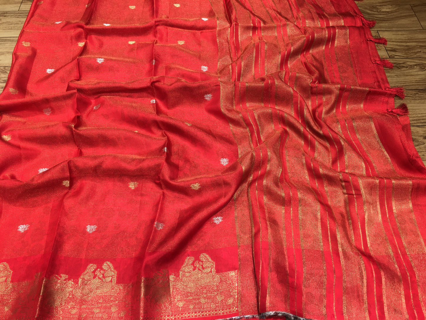 Moonga Crape Saree