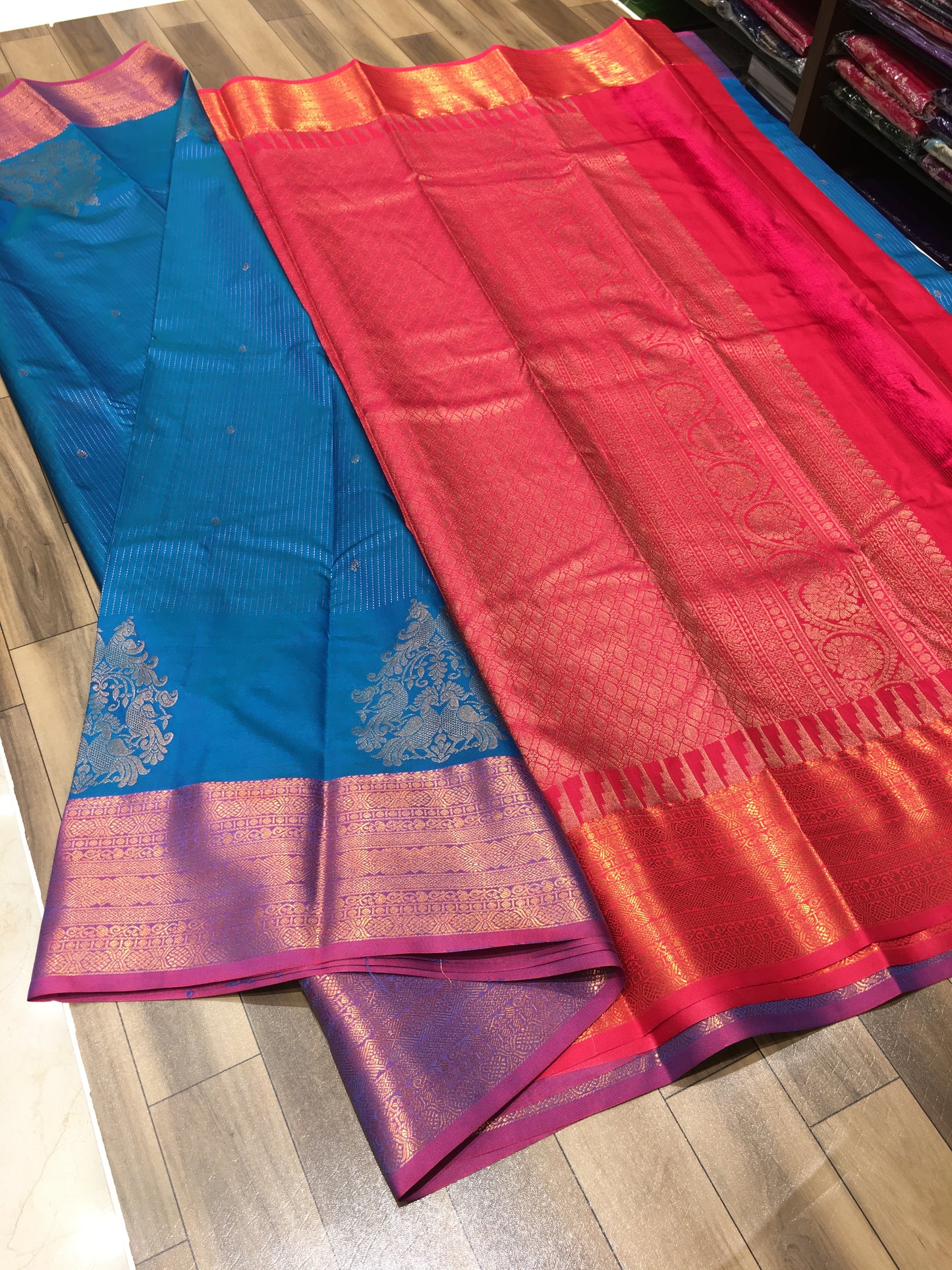 Semi Kanchipuram silk