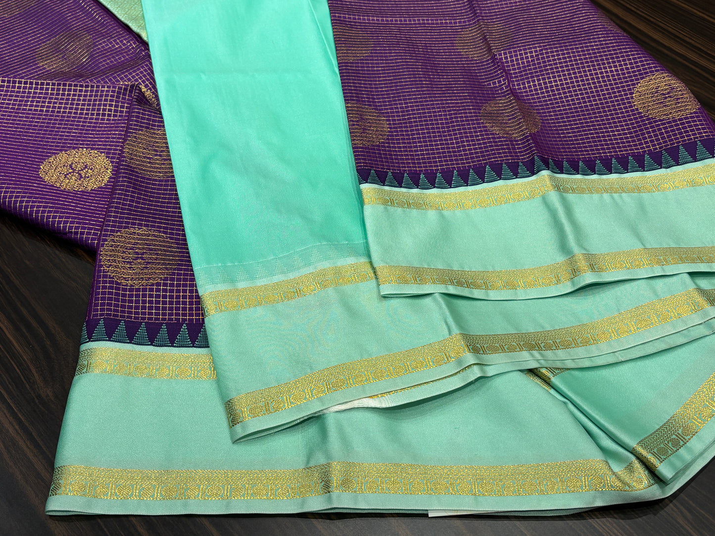 Semi Kanchipuram silk