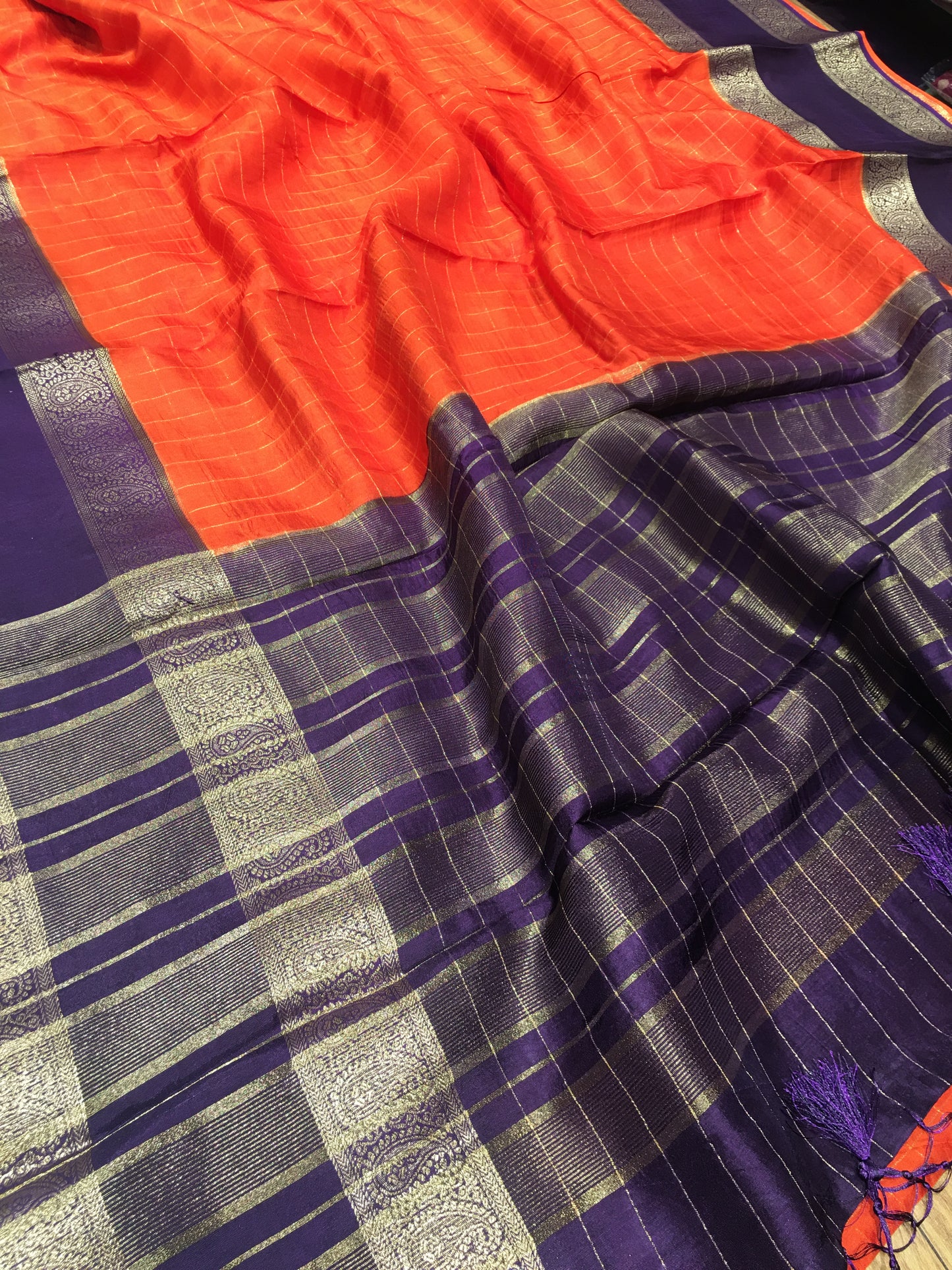 Moonga Crape Saree