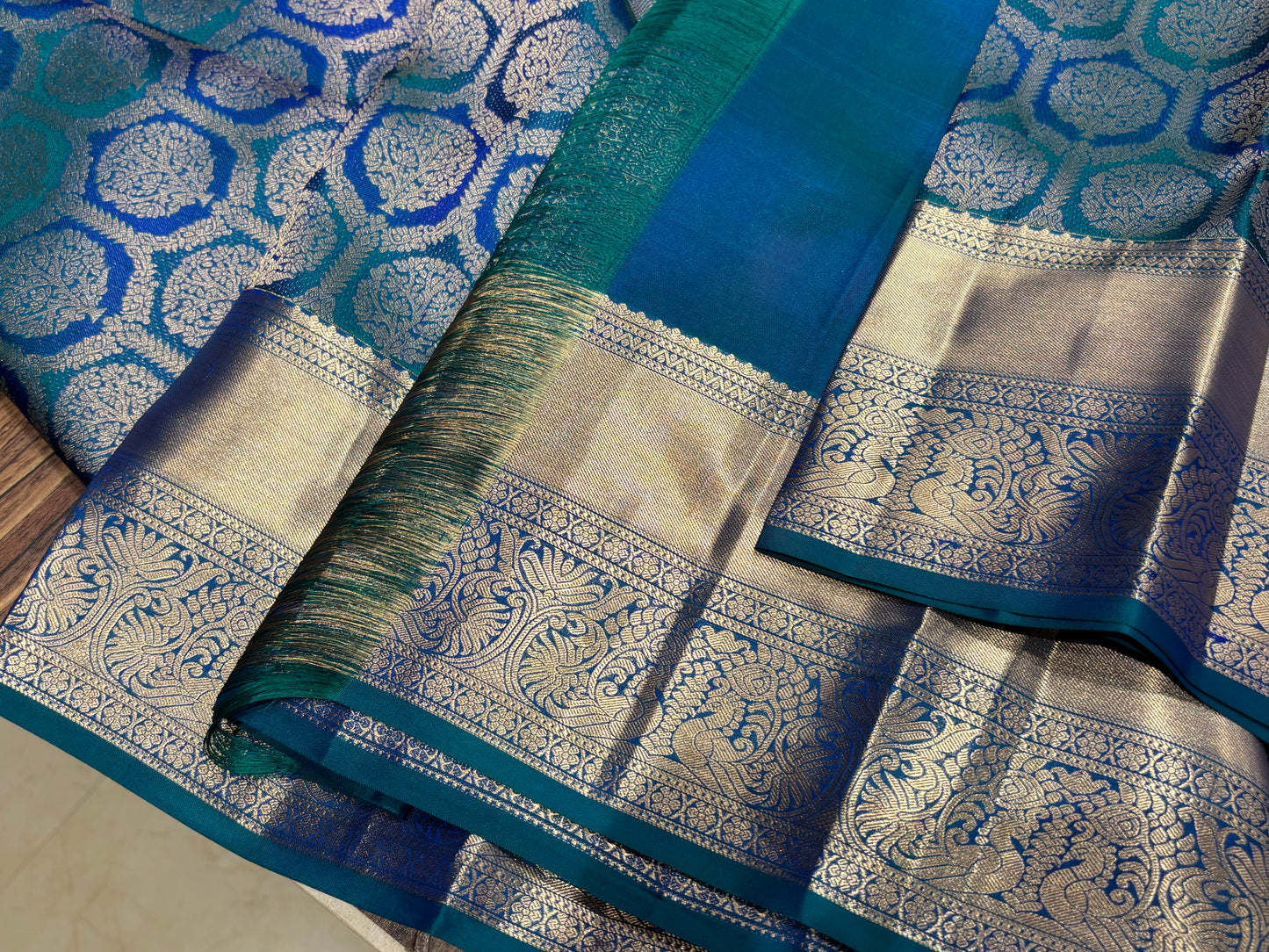 Pure Kanchipuram Broced Silk