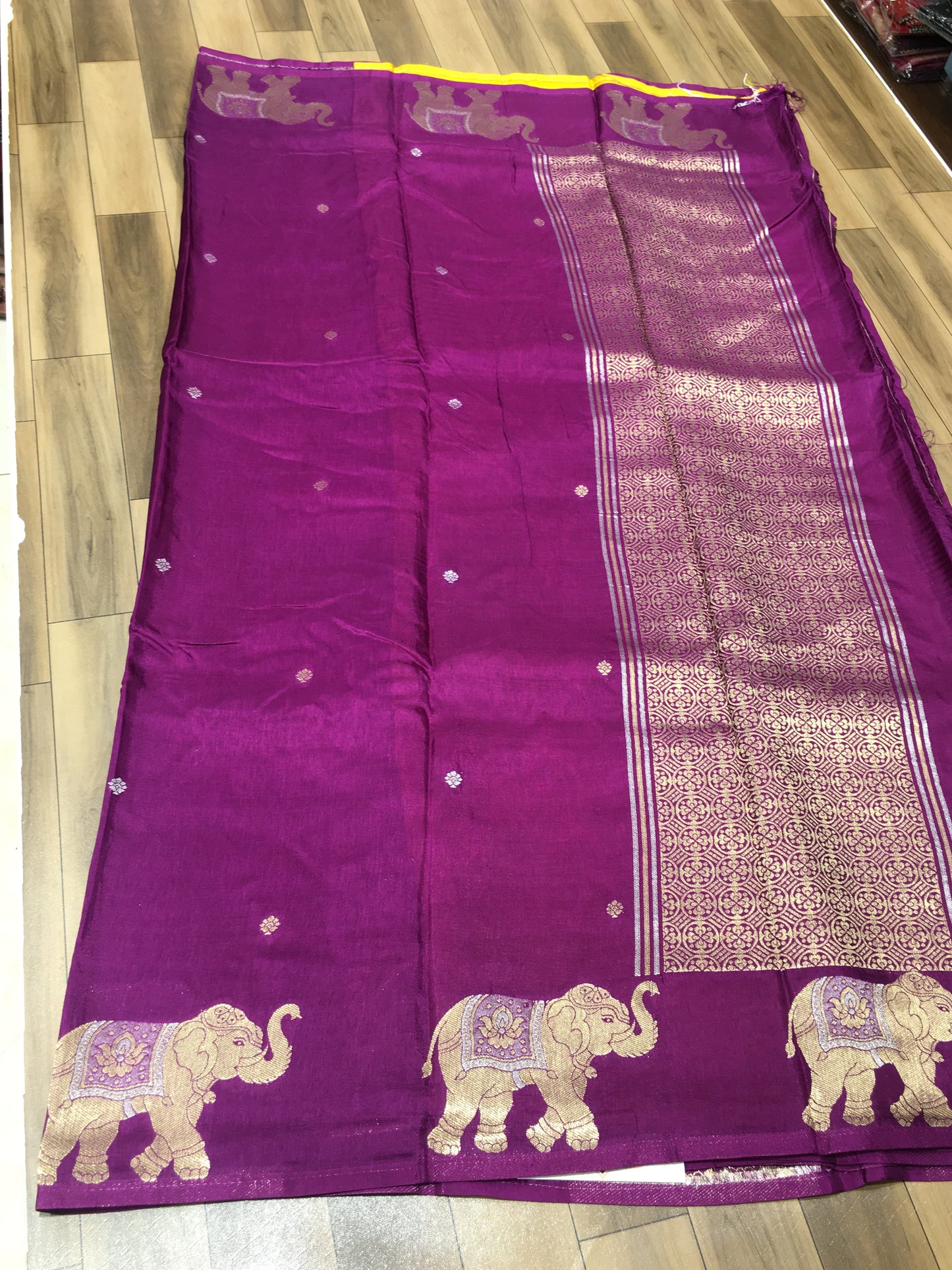 Crape silk saree