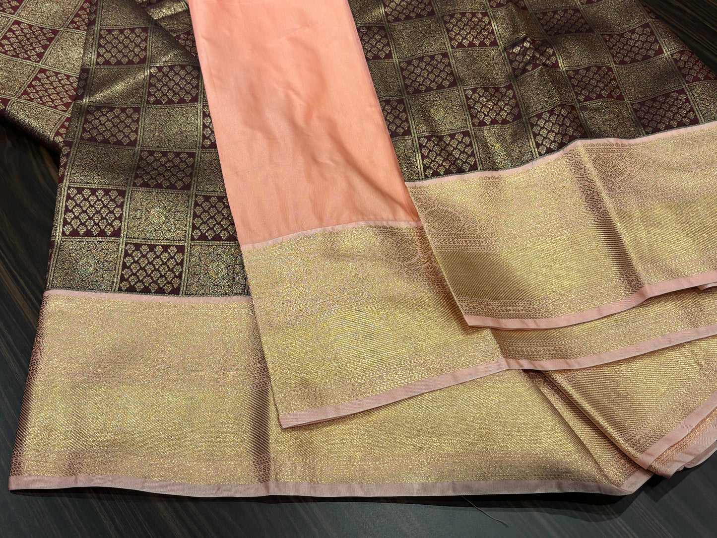 Semi Kanchipuram silk
