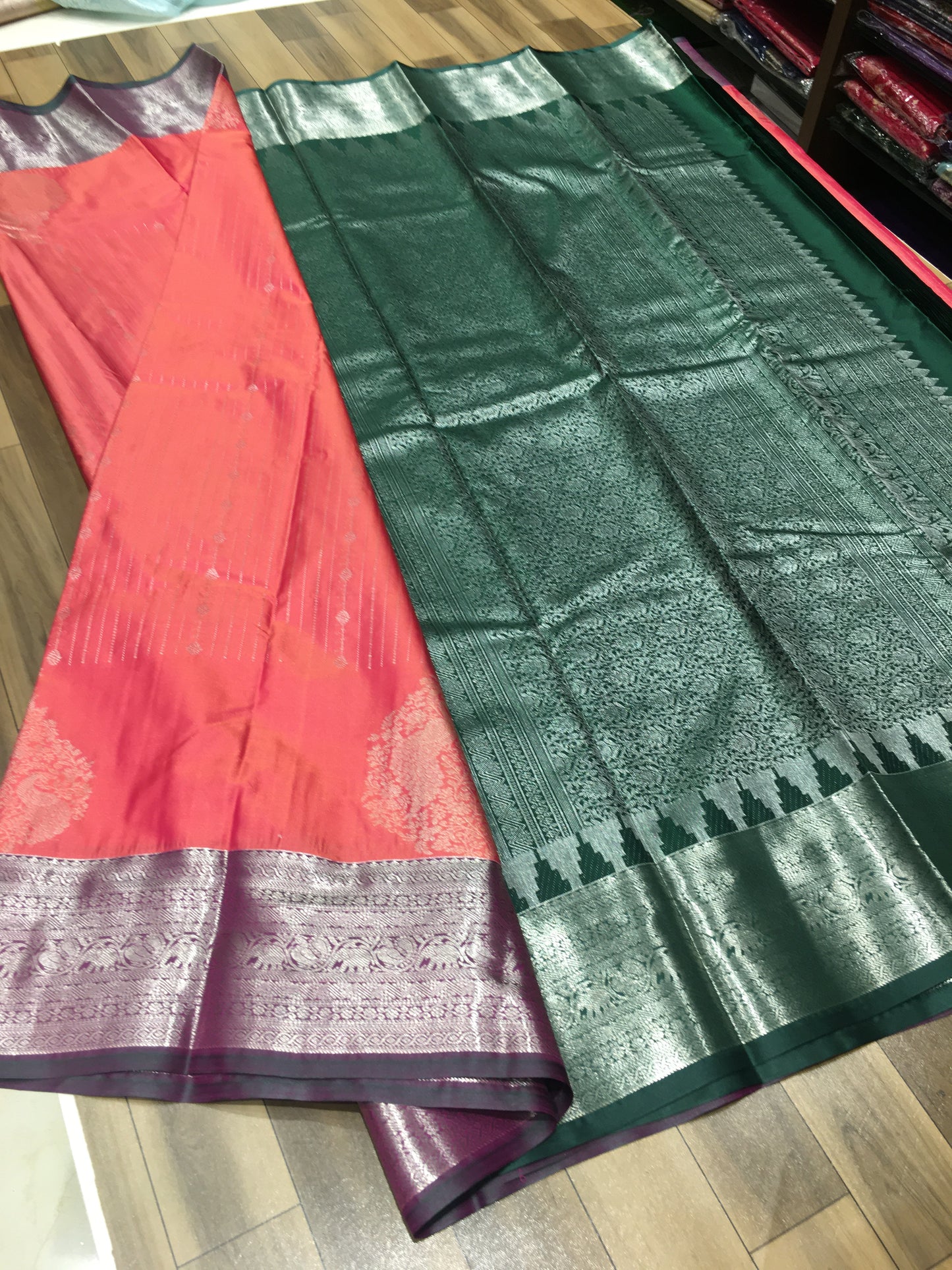 Semi Kanchipuram silk