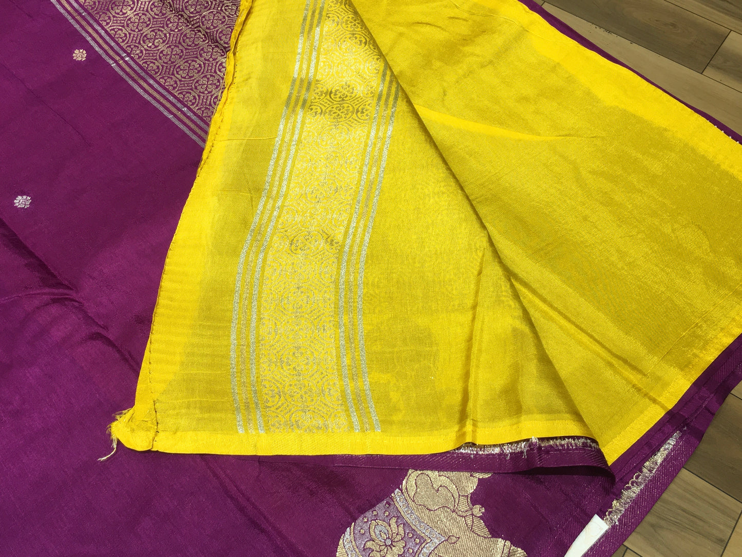 Crape silk saree
