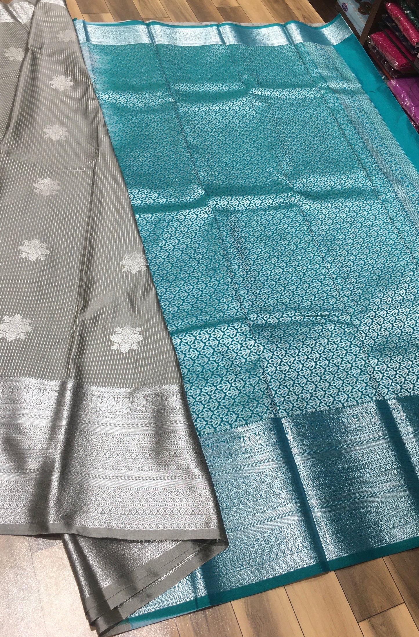 Semi Kanchipuram silk