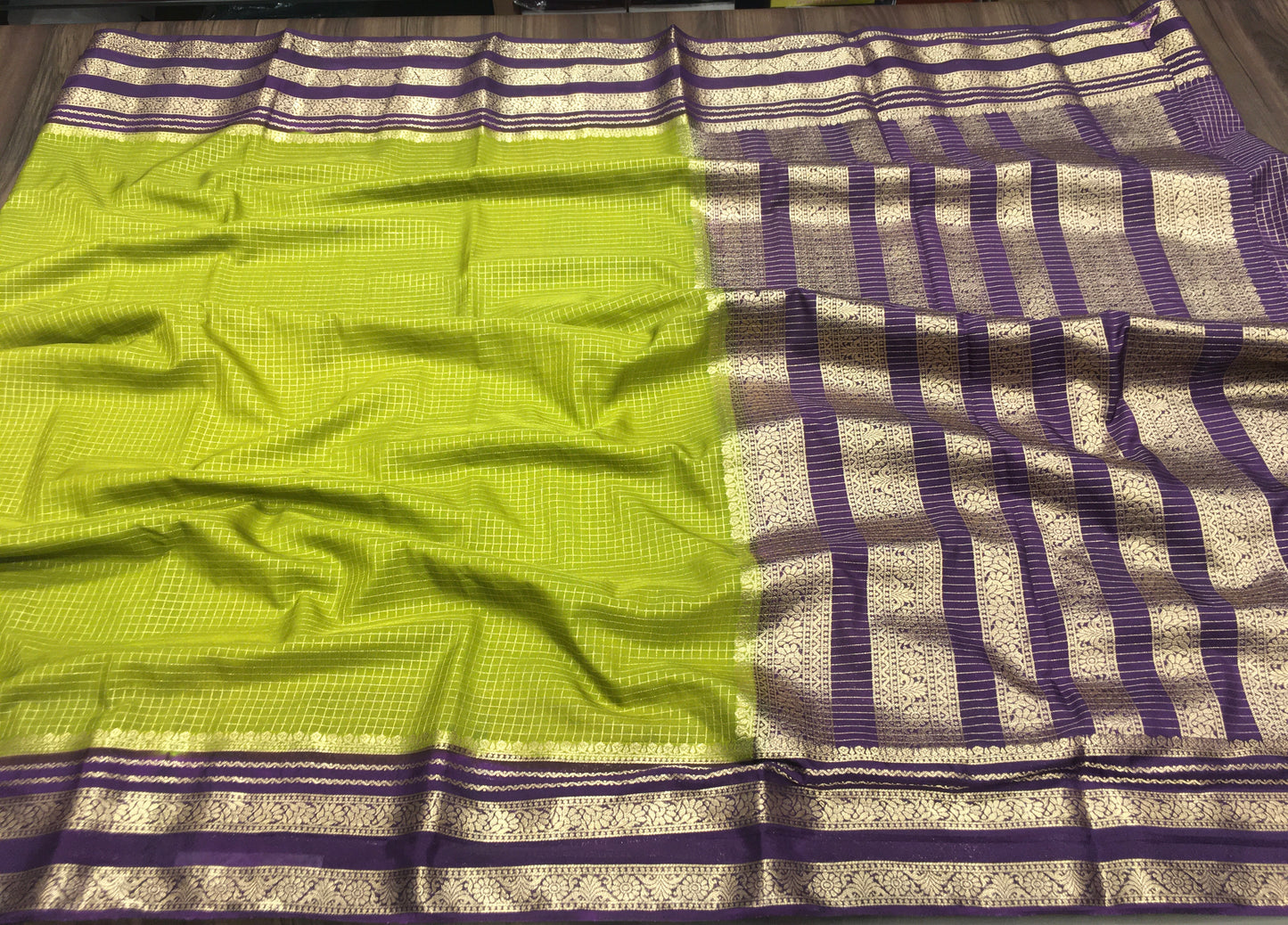 Semi Mysore Crape Silk