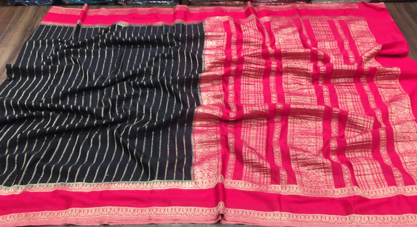 Semi Mysore Crape Silk