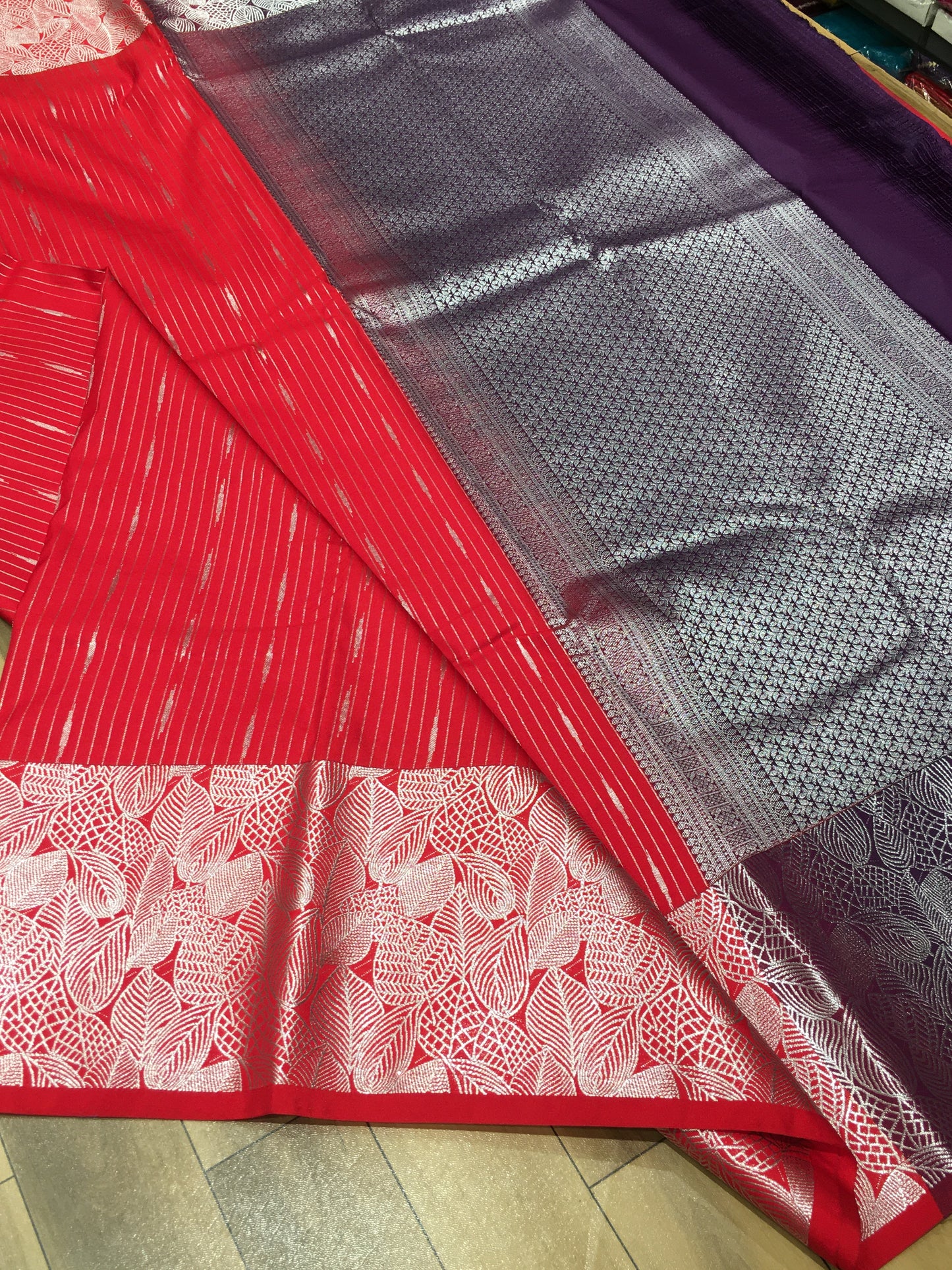 Semi Kanchipuram silk