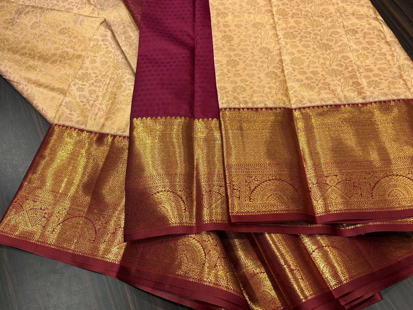 Semi Kanchipuram silk
