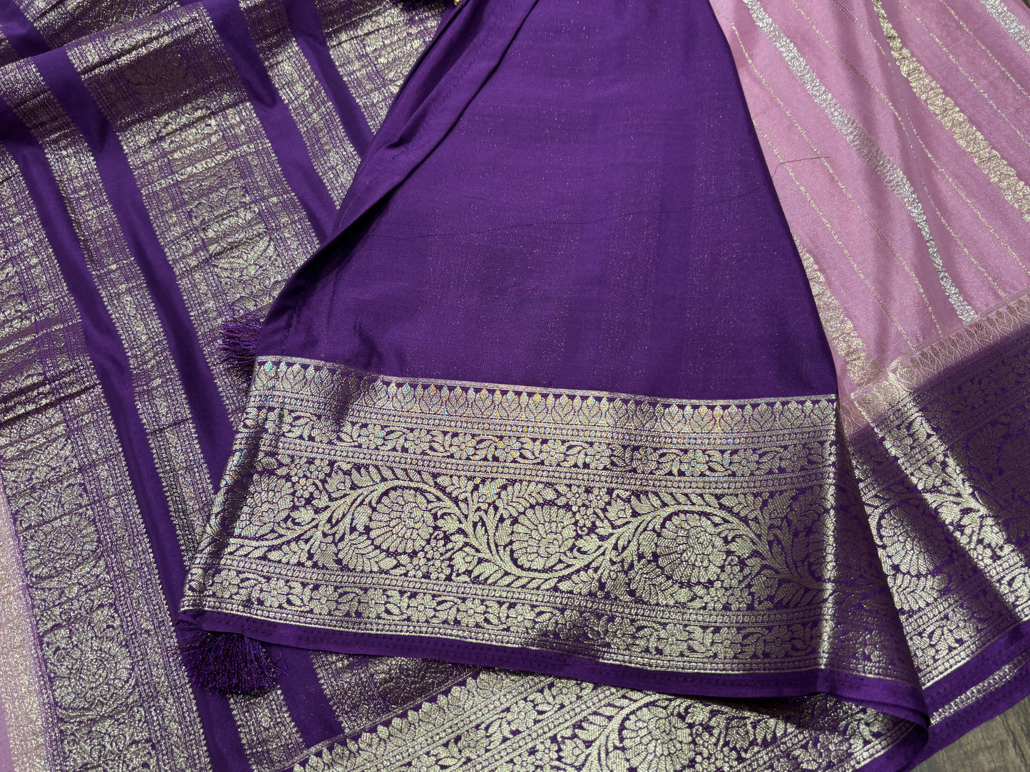 Semi Mysore crape