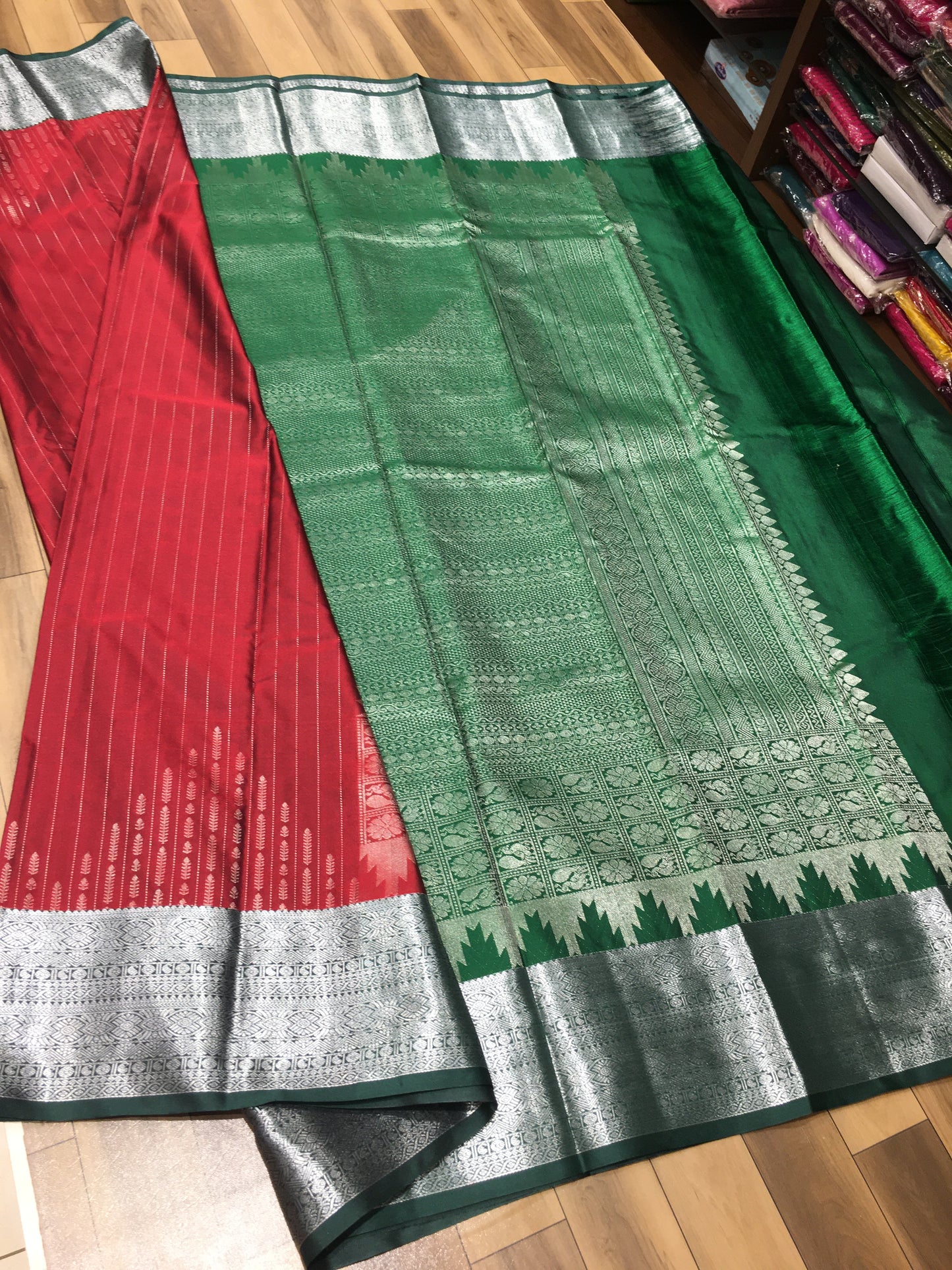 Semi Kanchipuram silk