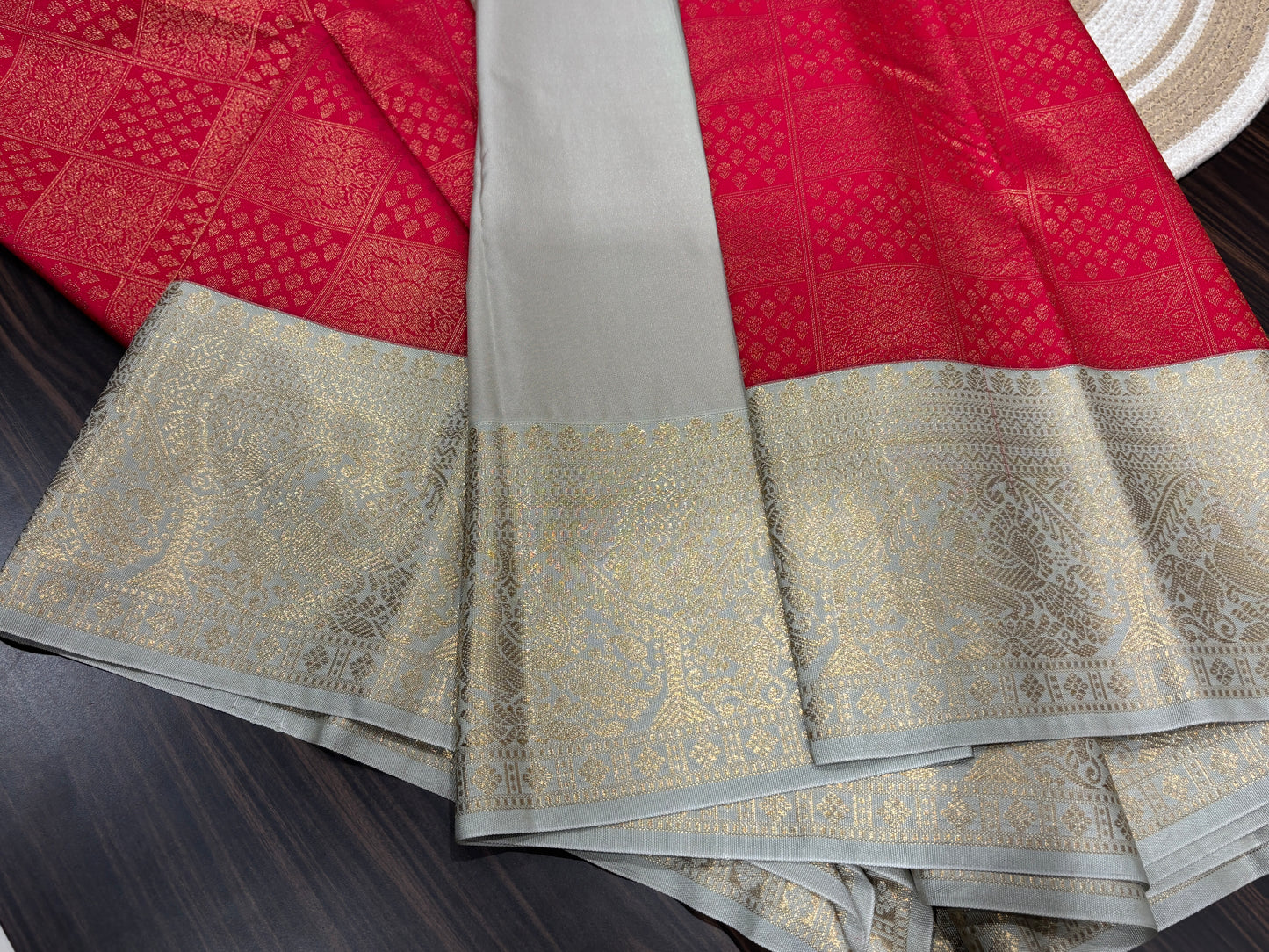 Semi Kanchipuram silk
