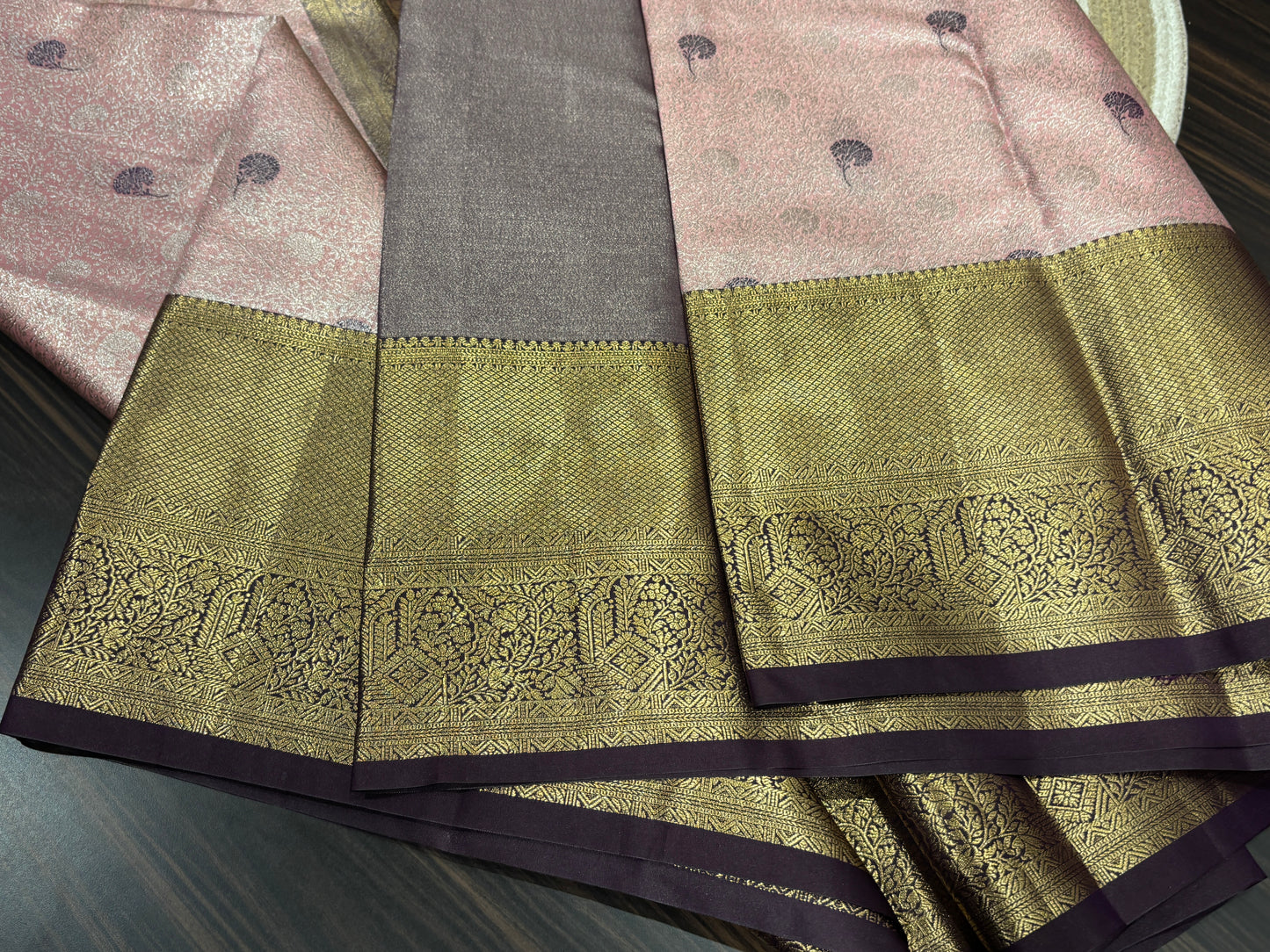 Semi Kanchipuram silk