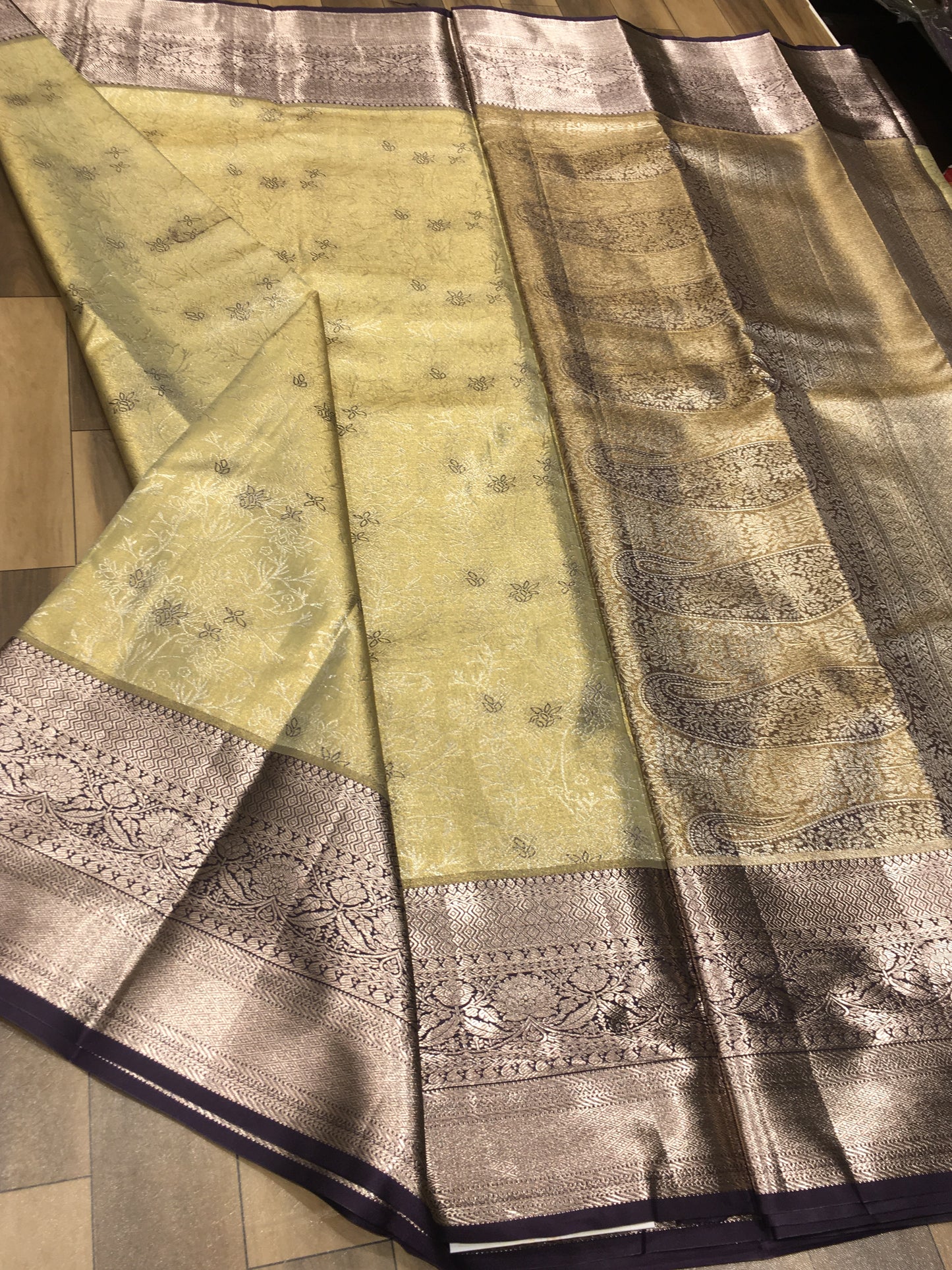 Semi Kanchipuram tissue