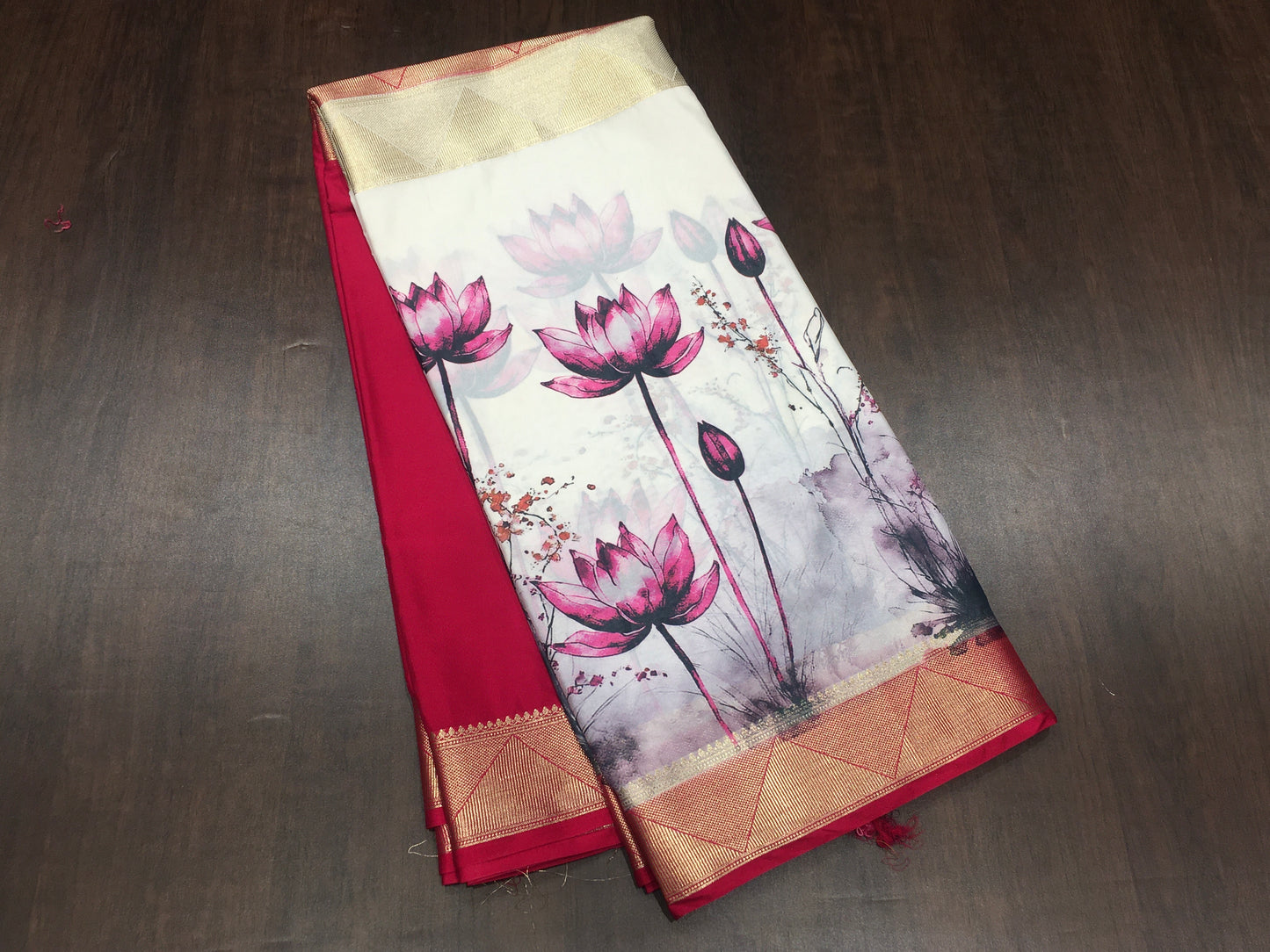 Semi Mysore Crape Silk
