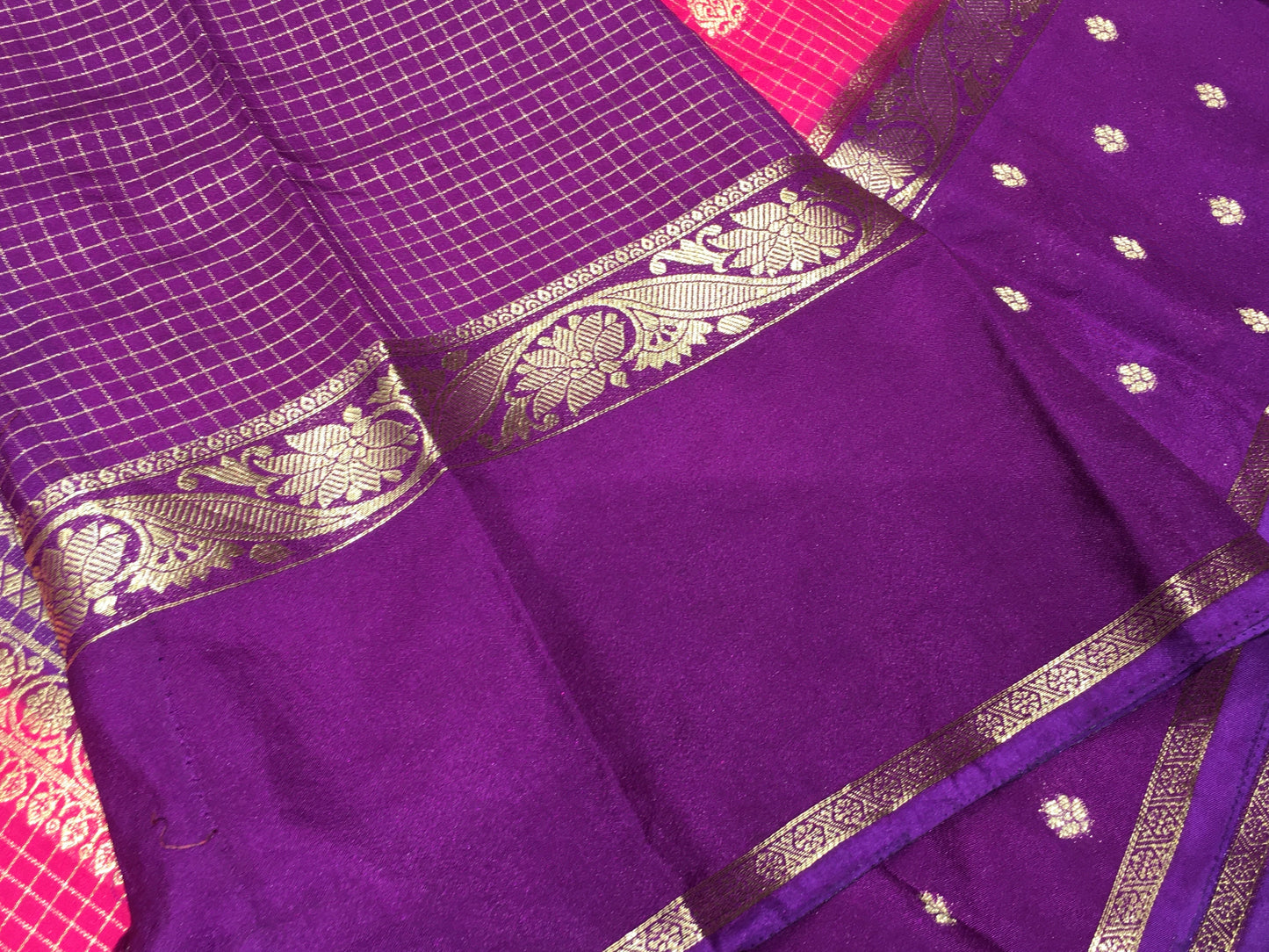 Semi Mysore Crape Silk