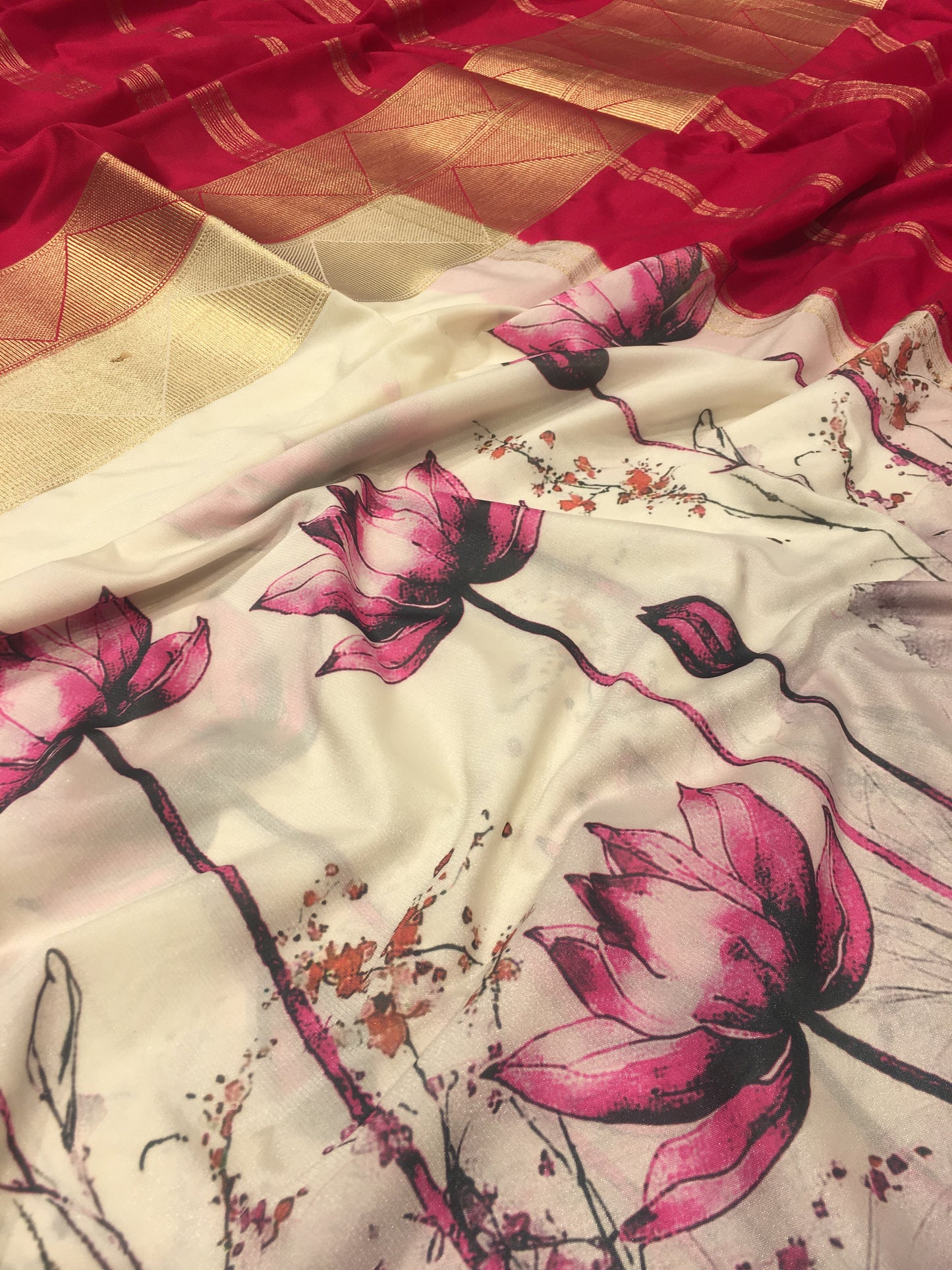 Semi Mysore Crape Silk