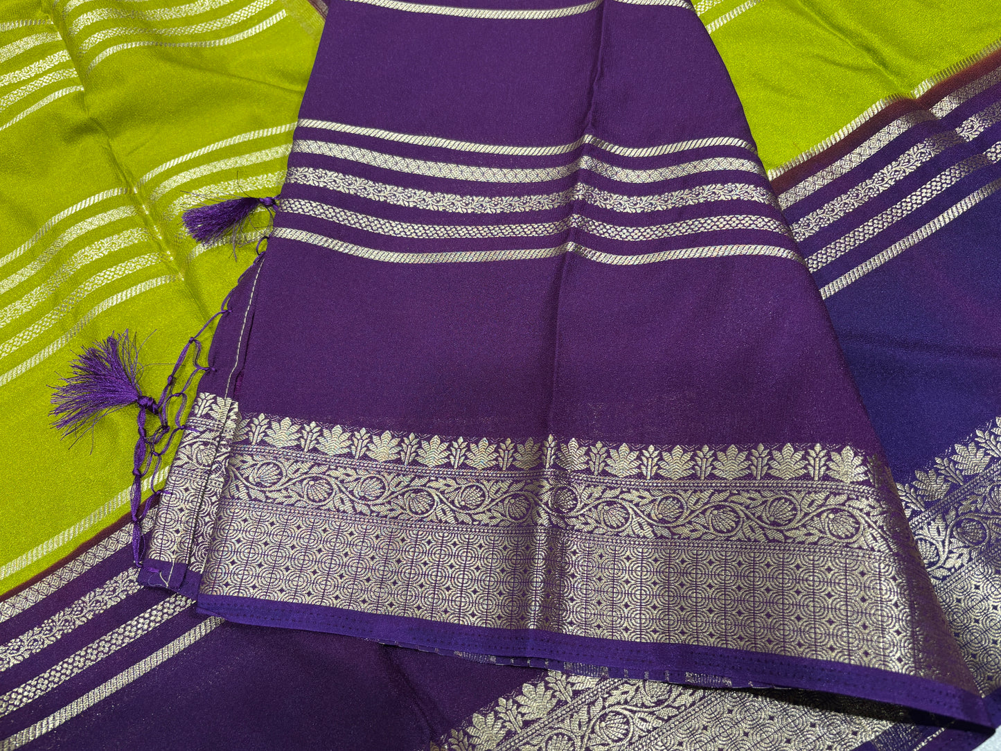 Semi Mysore crape