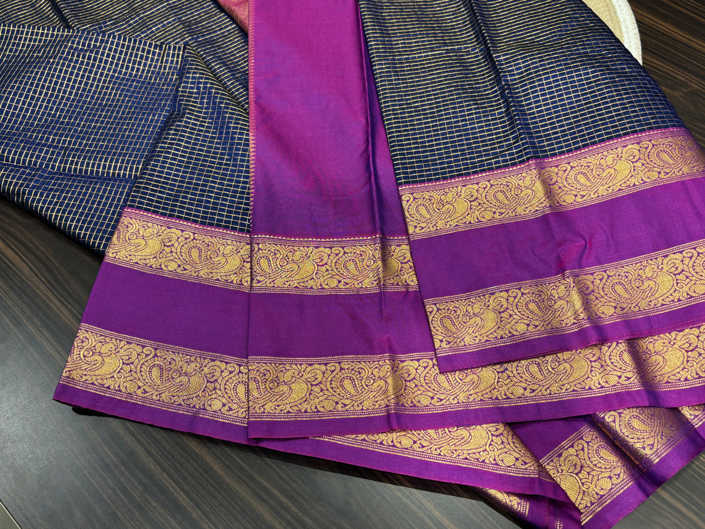 Semi Kanchipuram silk