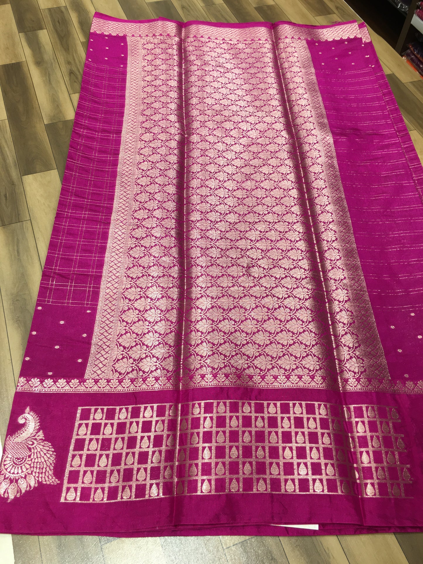 Raw silk saree