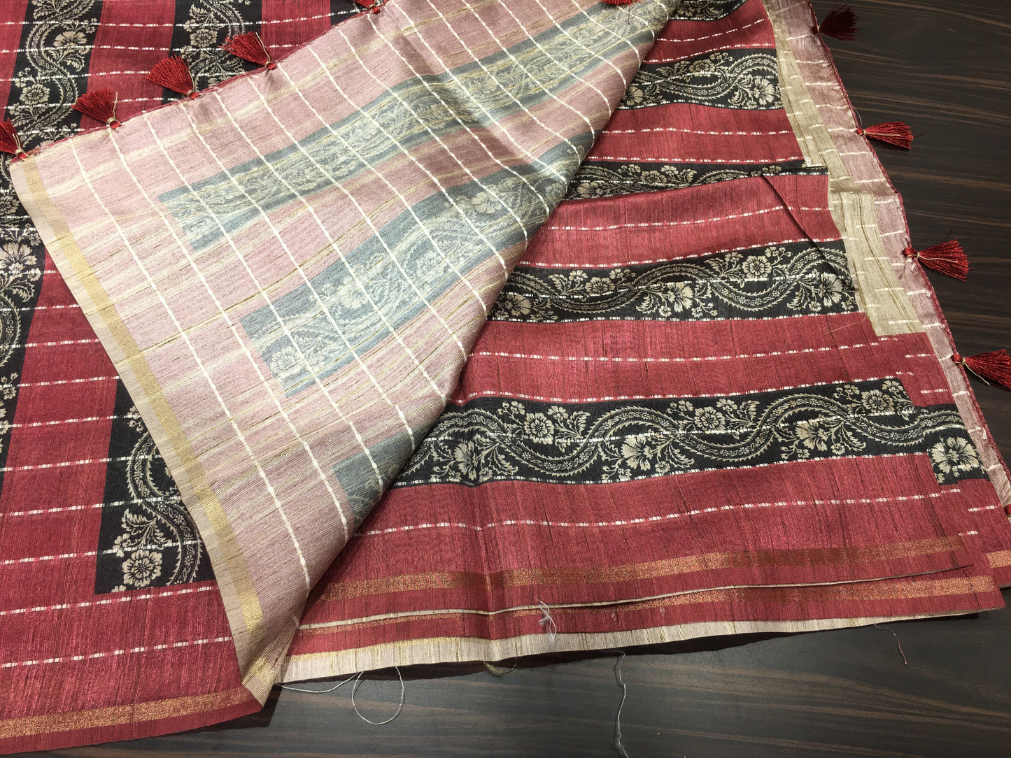 Fancy cotton saree